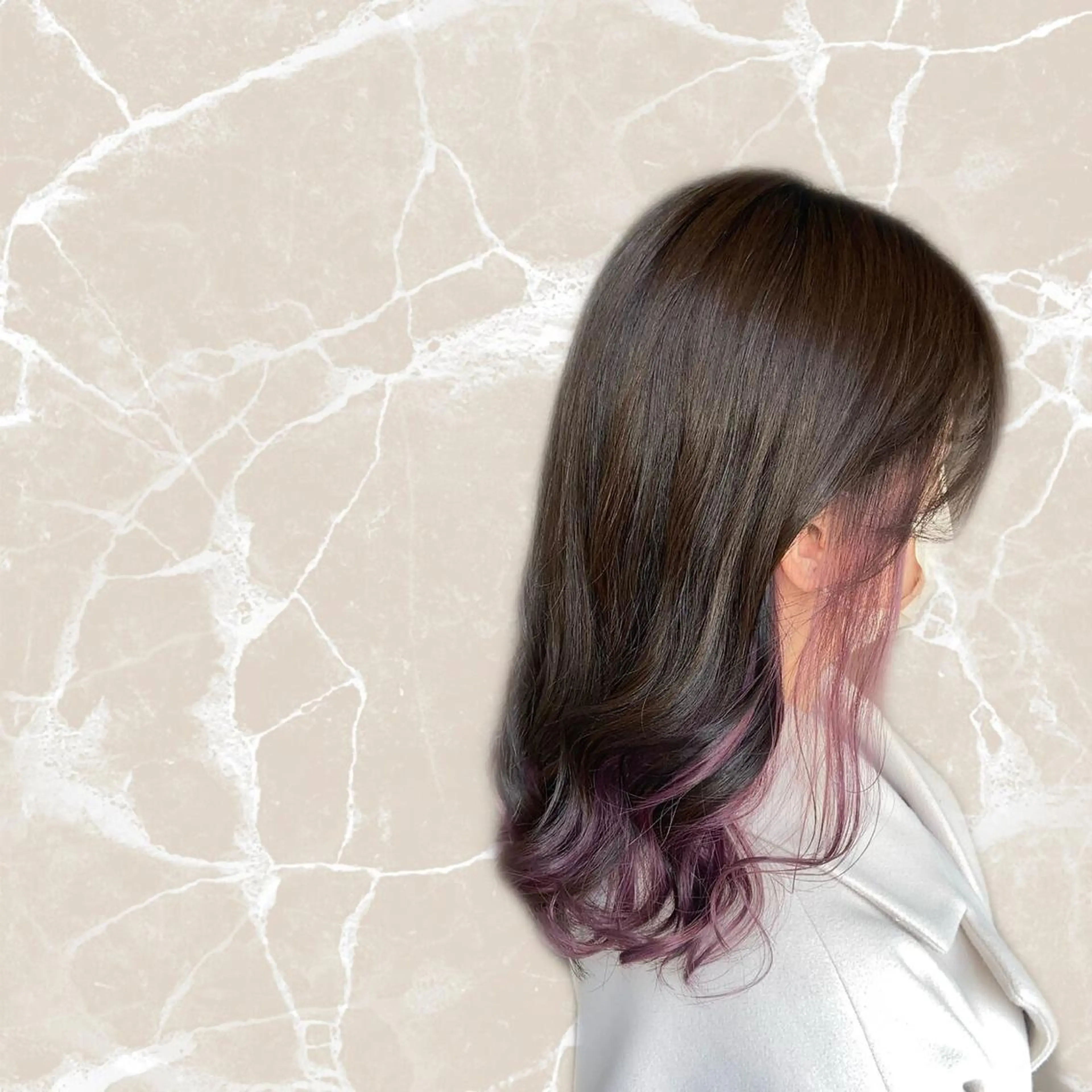 セミロング カラー 🦉静かに過ごしたい 方、個室席🦉タナカのヘアスタイル