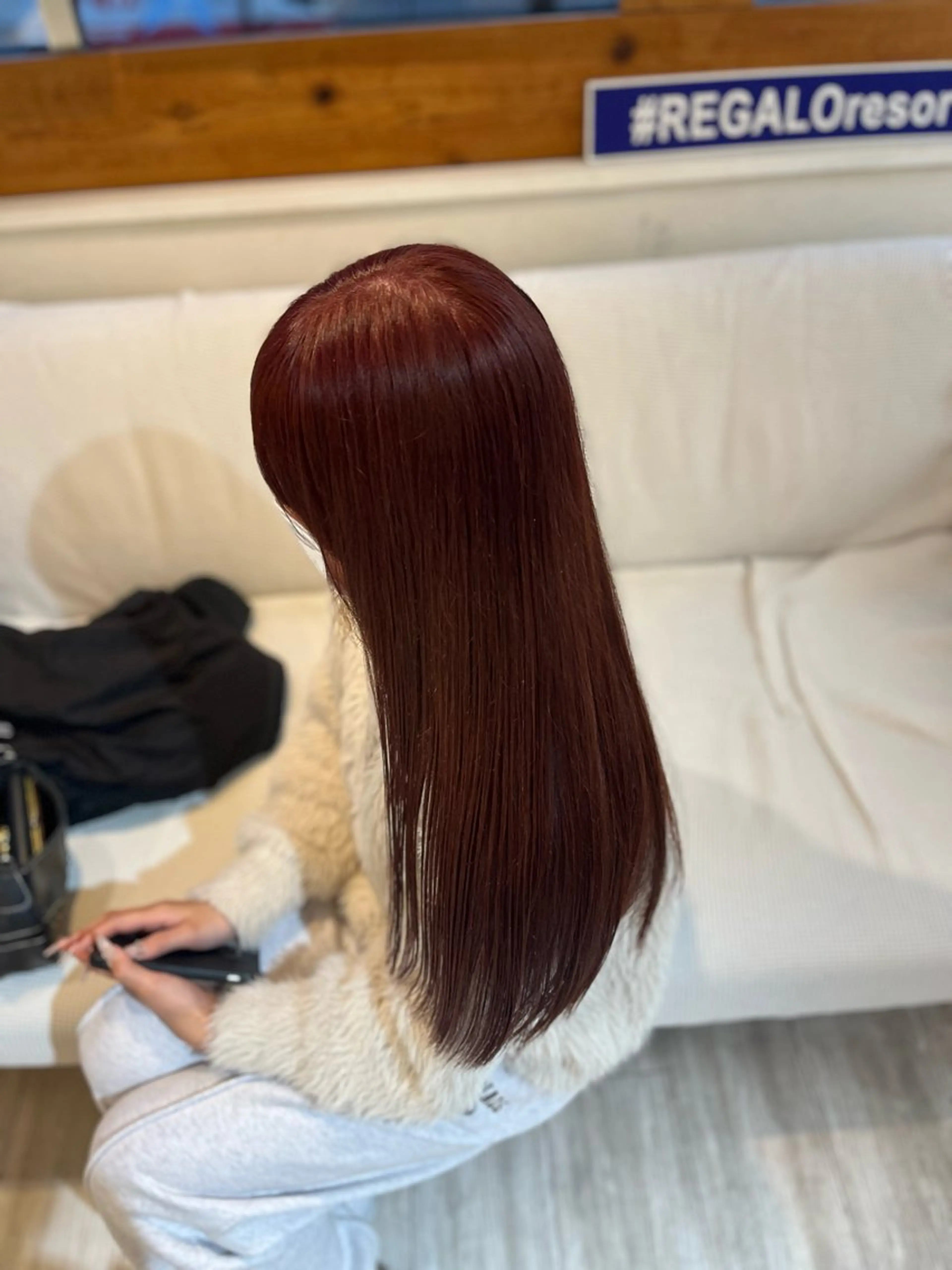 【🎀 平日限定 🎀】カット+艶カラー🫧※当日予約不可の写真