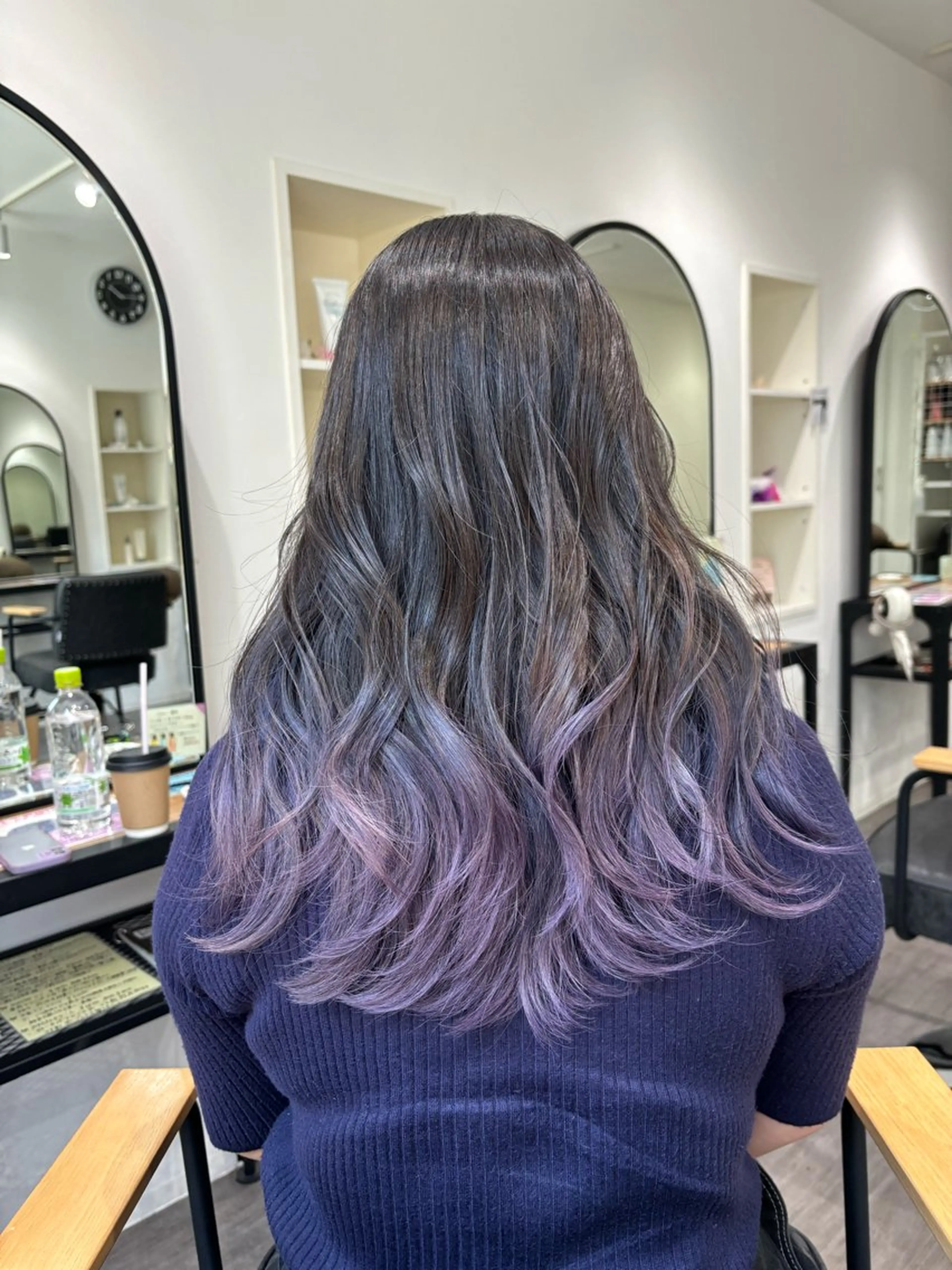 セミロング ヘアカラー cocotte宜喜 弘希のヘアスタイル