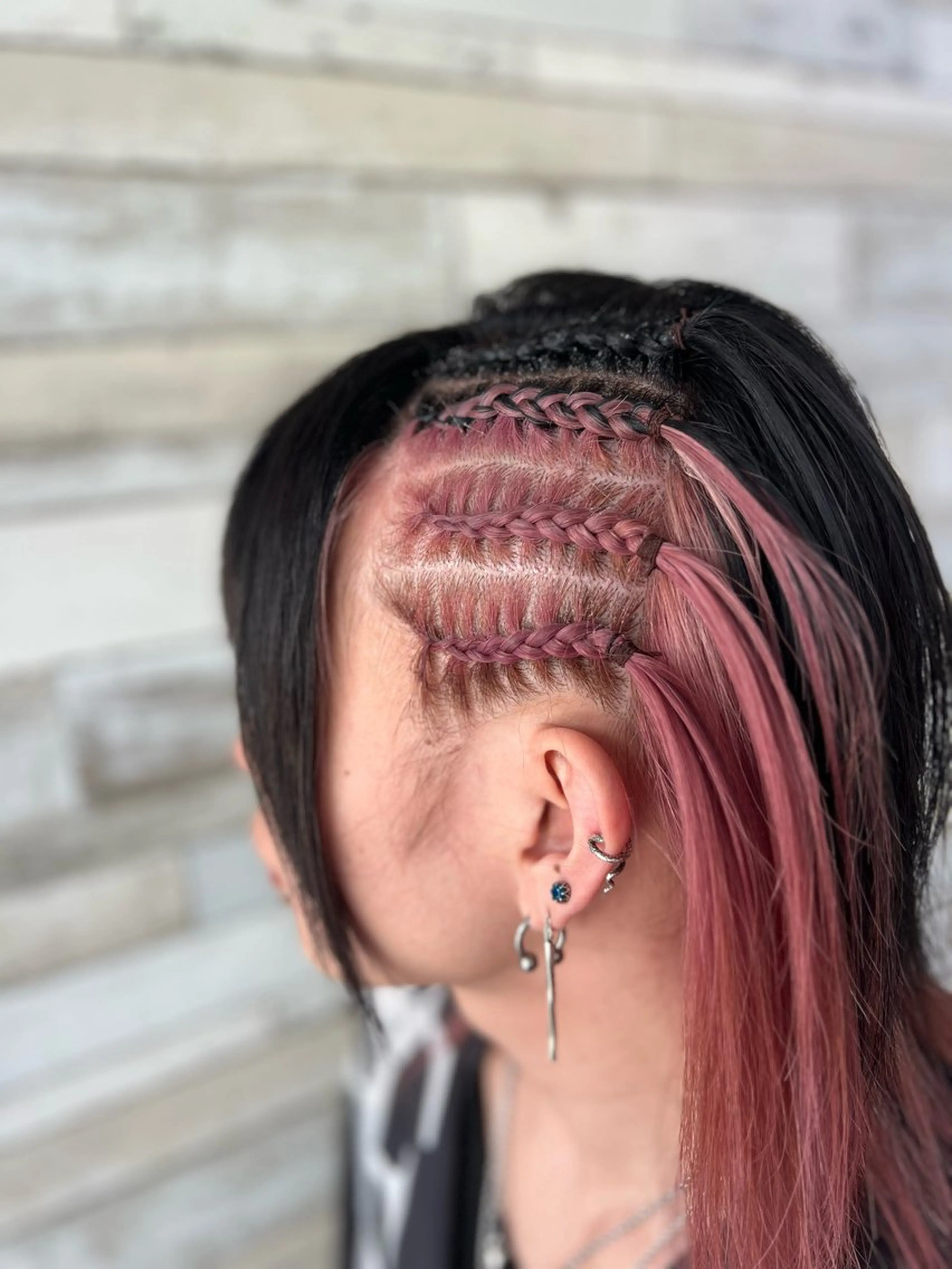 セミロング B-W ⭐️REIKOのヘアスタイル