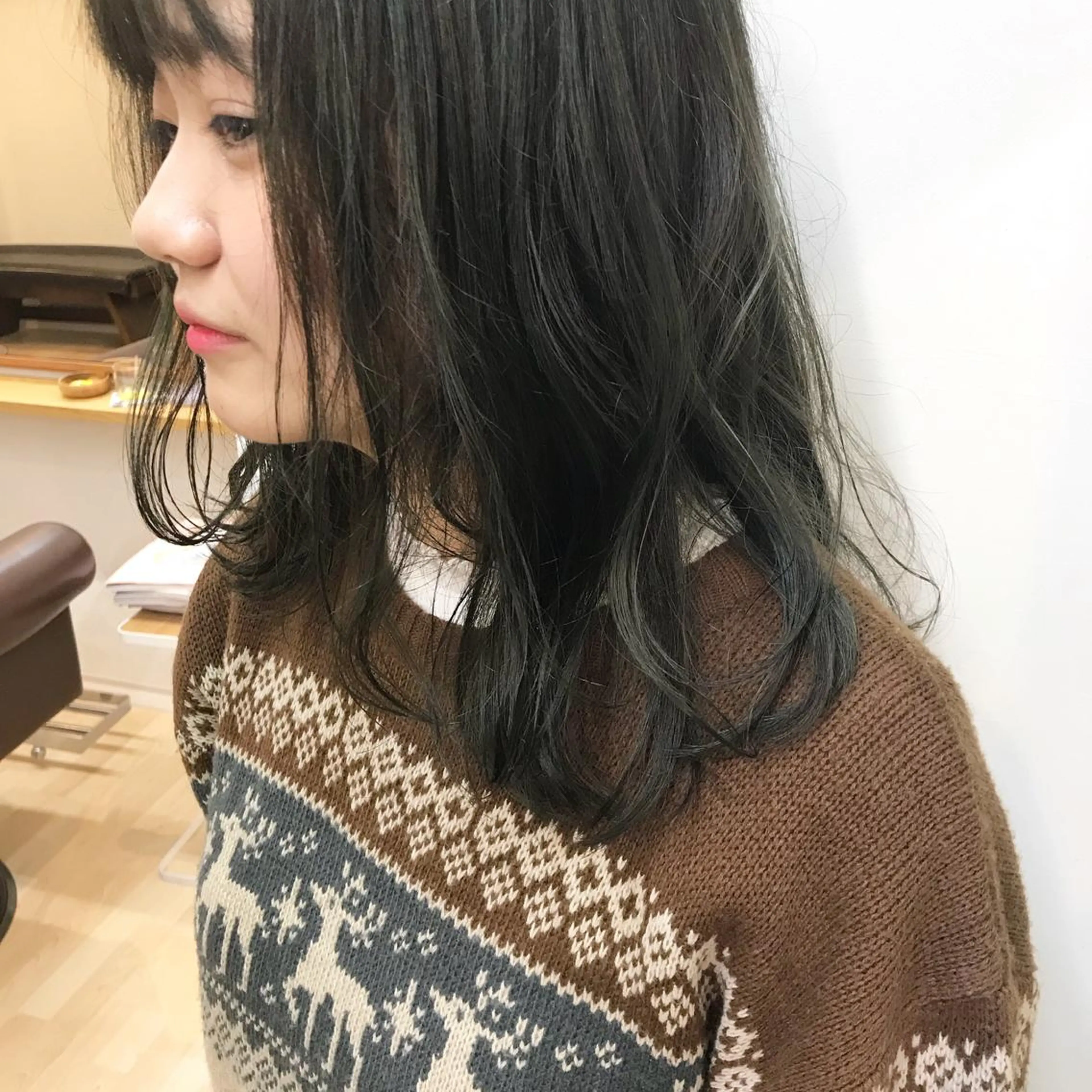 カラー Click所属・クニモトハルナ ボブ/柔らかカラーのヘアスタイル