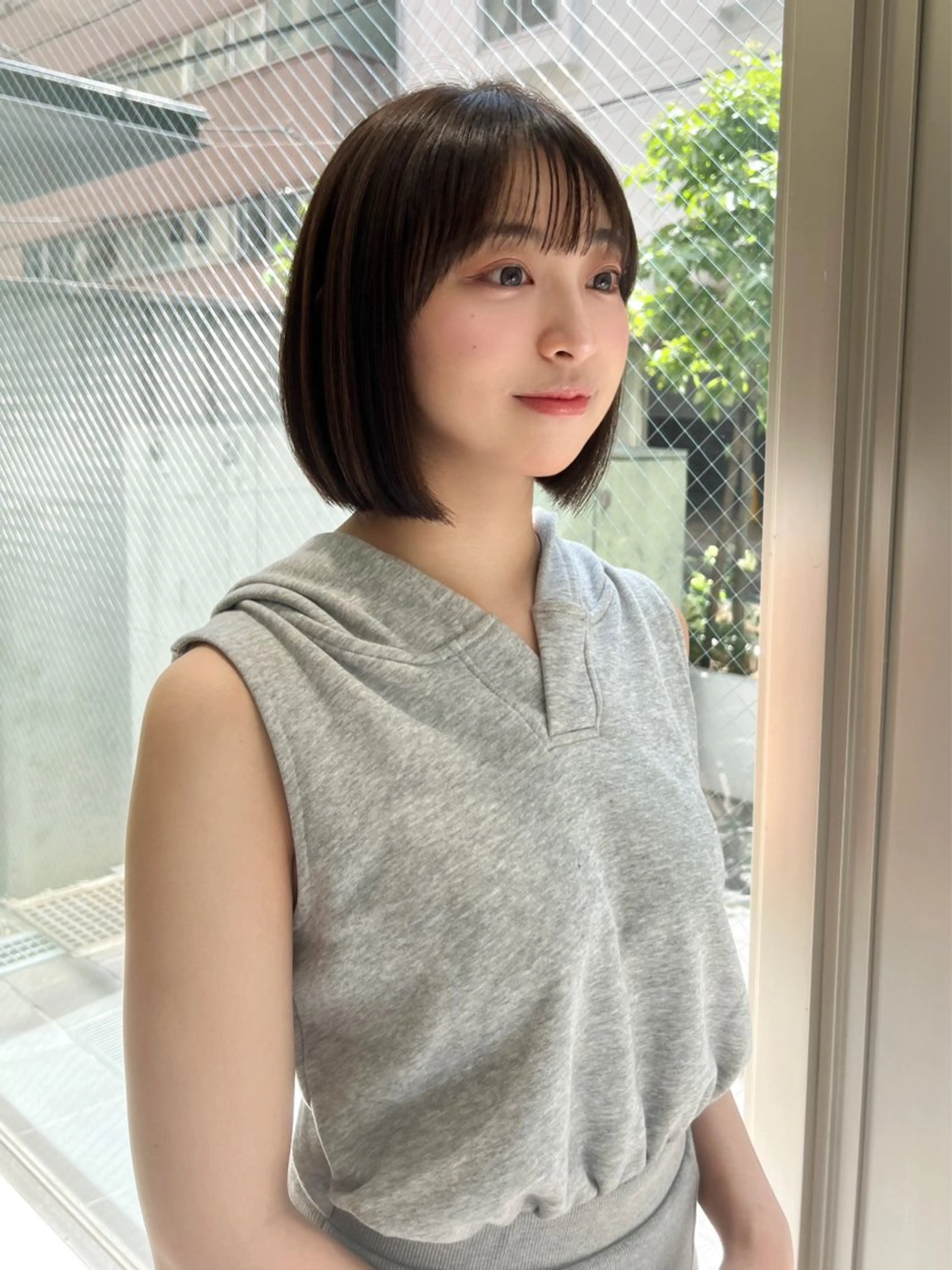 ショート ボブ 小顔ボブ jilblanカホのヘアスタイル