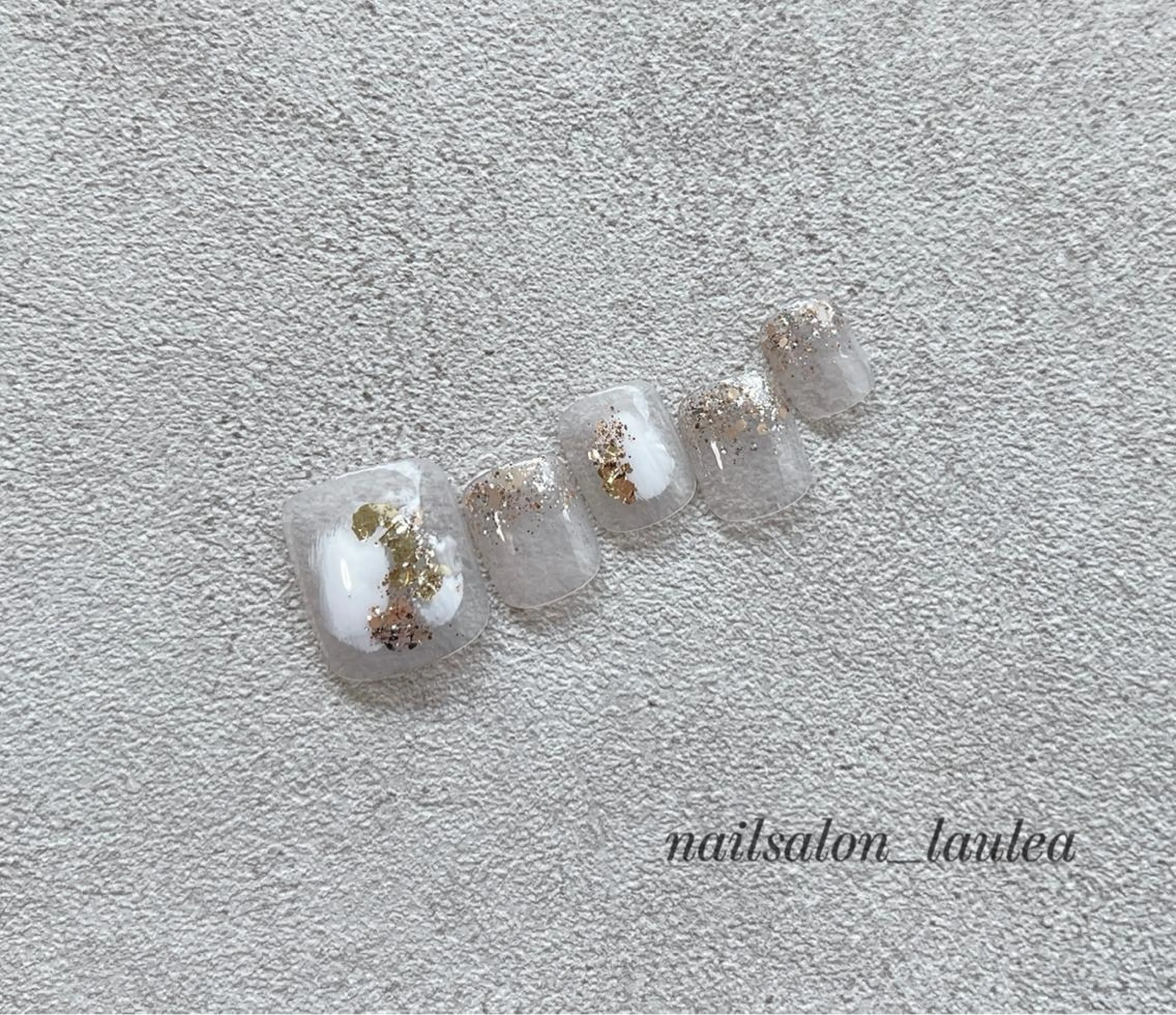 ネイル フットネイル nail salon Lauleaのネイルデザイン