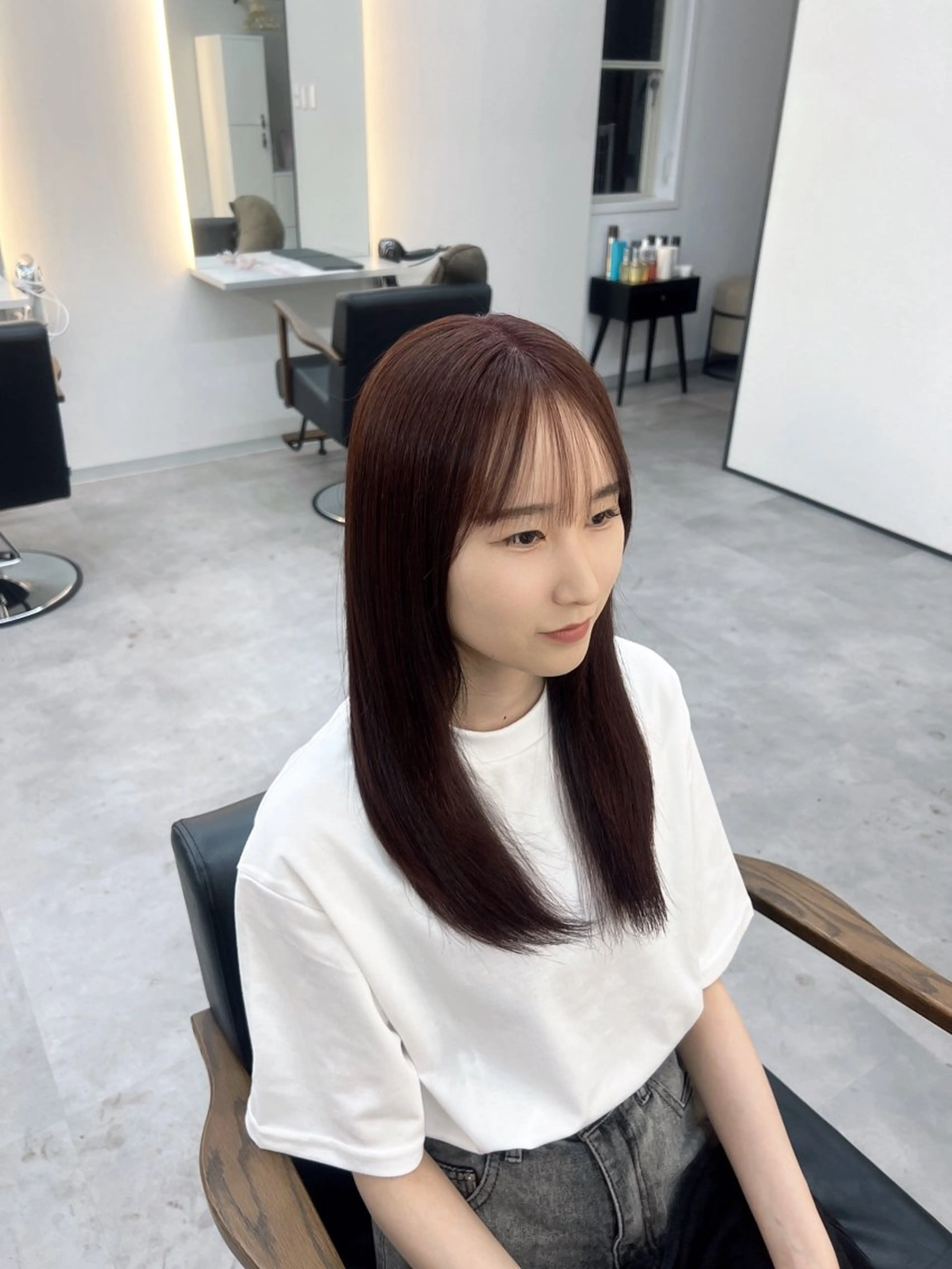 セミロング RIENS Xrea nanamiのヘアスタイル