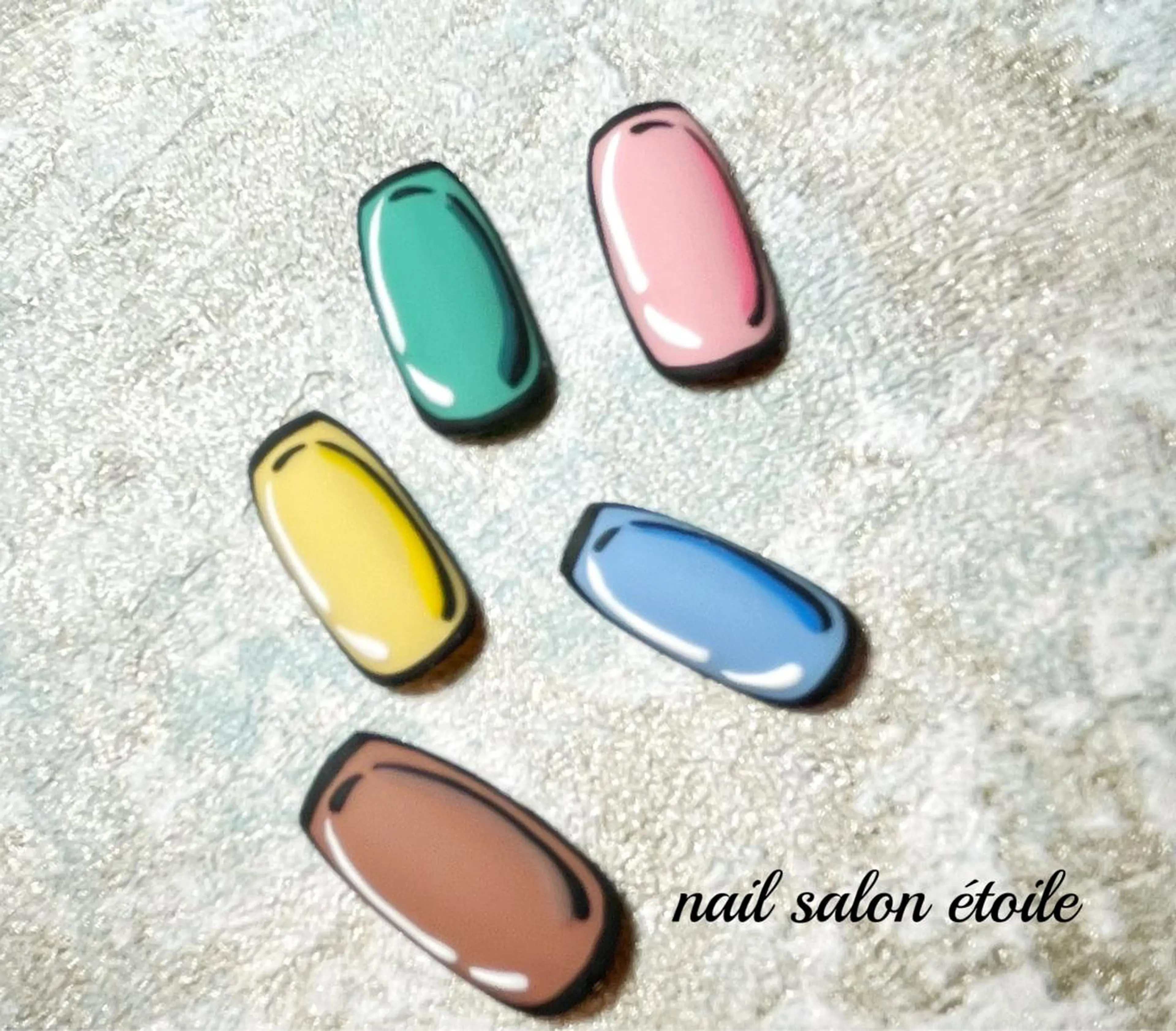 ネイル アートネイル ジェルネイル マットネイル ハンドネイル nail salon étoileのネイルデザイン