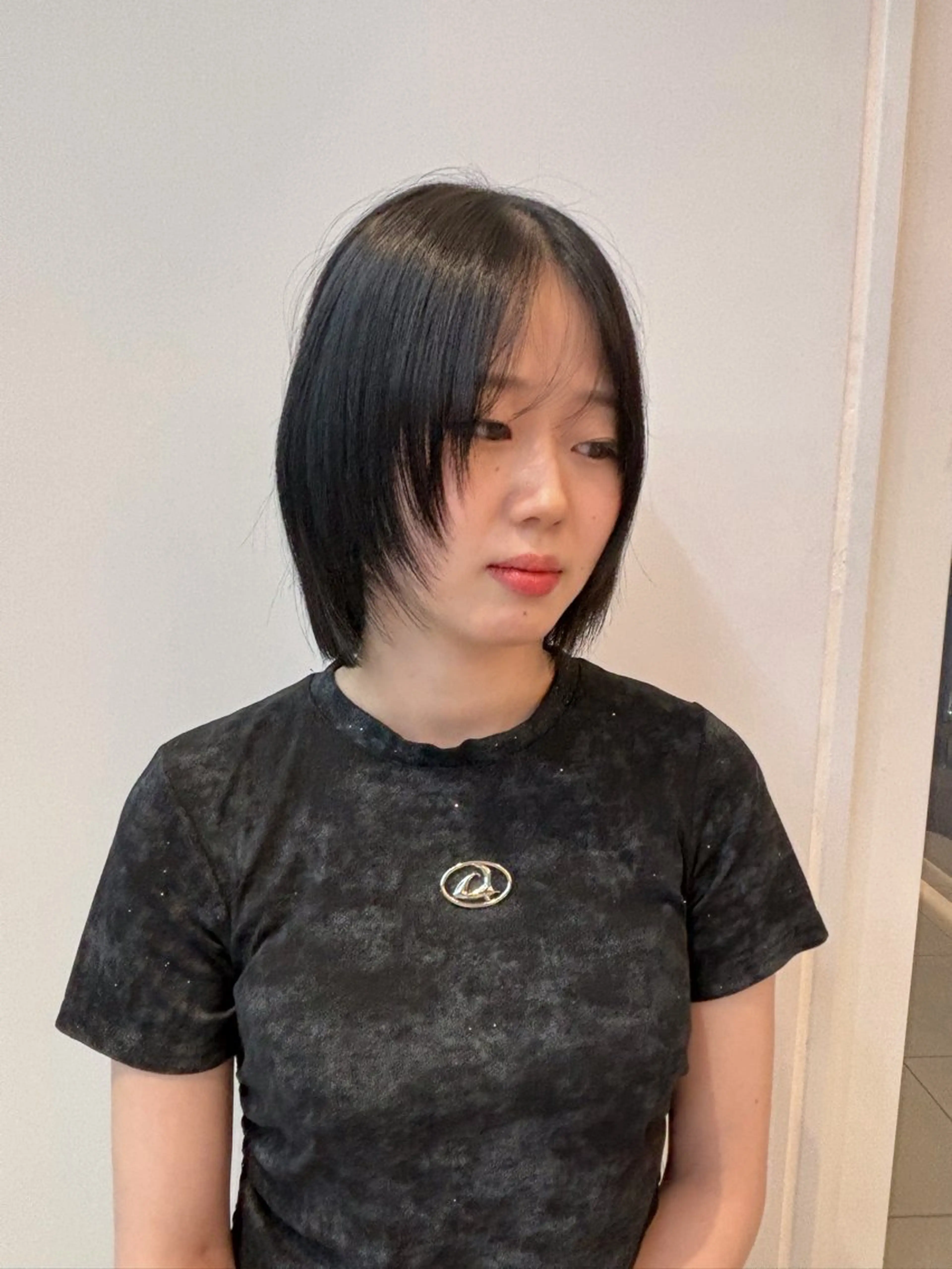 ショート ボブ 透明感/韓国ヘア/ miyu 🎀のヘアスタイル