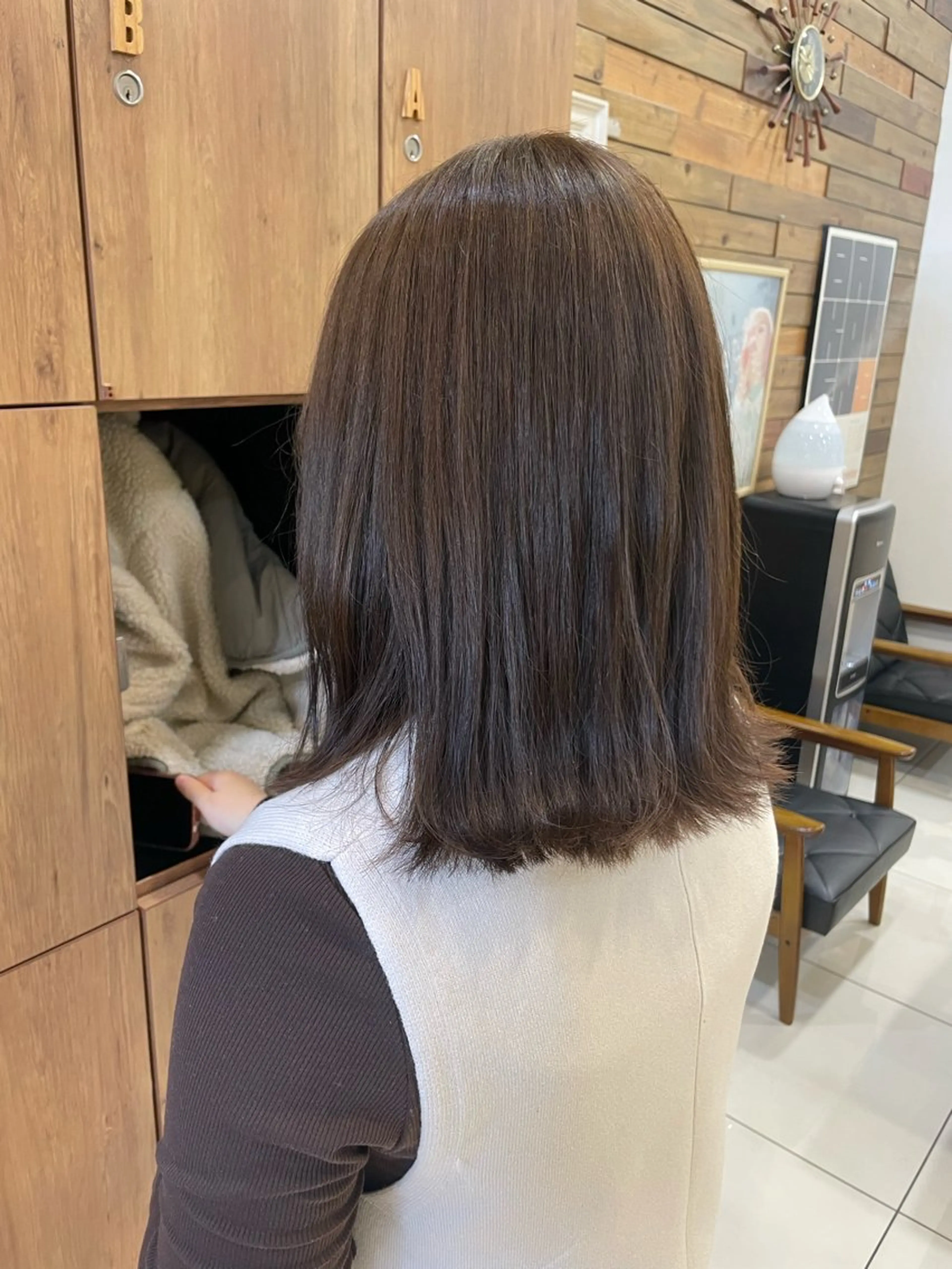 ミディアム 透明感color吉田 沙羅のヘアスタイル