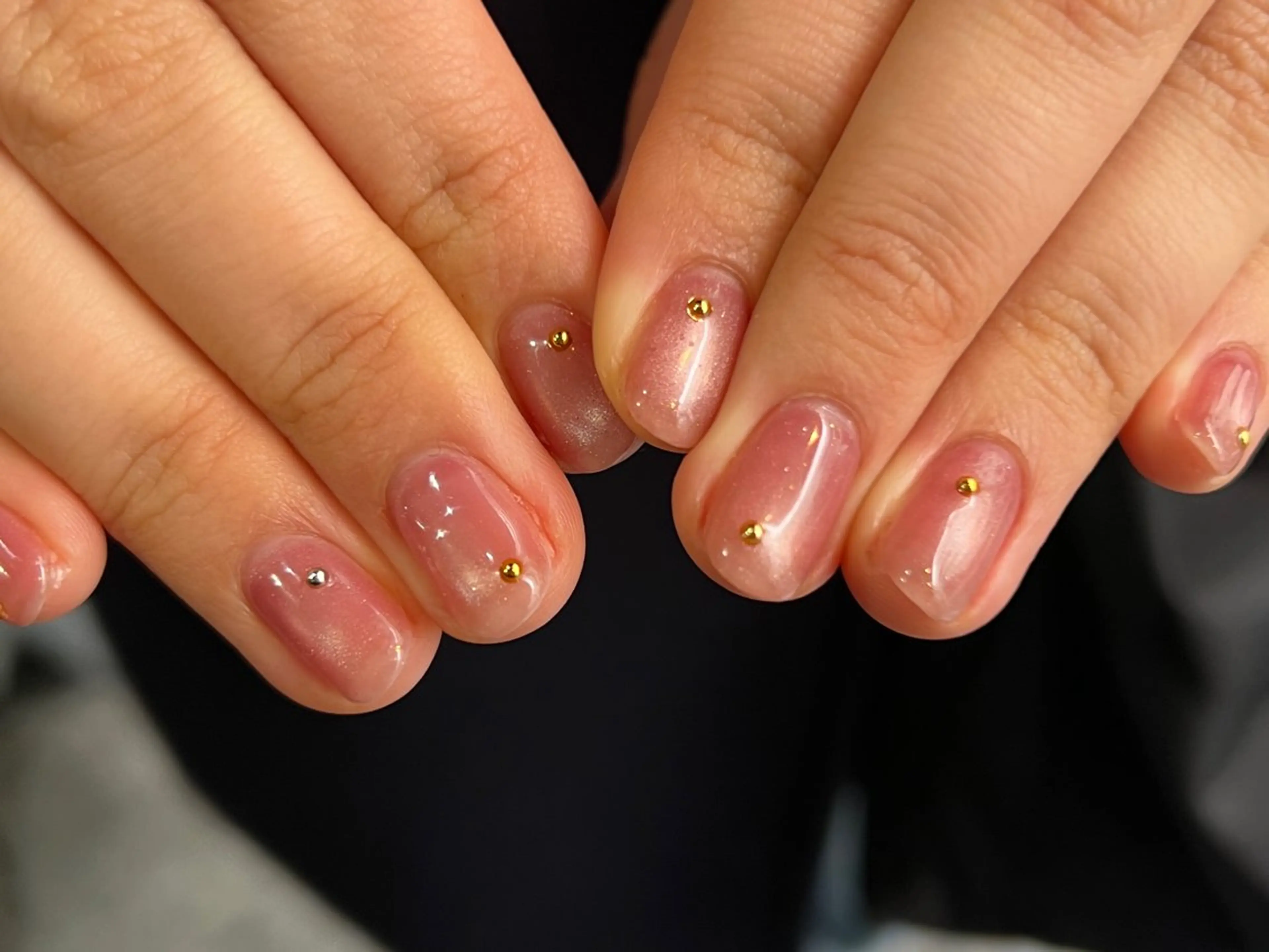 ネイル シンプルネイル ハンドネイル 個性派ニュアンス nuts nail所属・【池袋】nuts nail　なつみのネイルデザイン