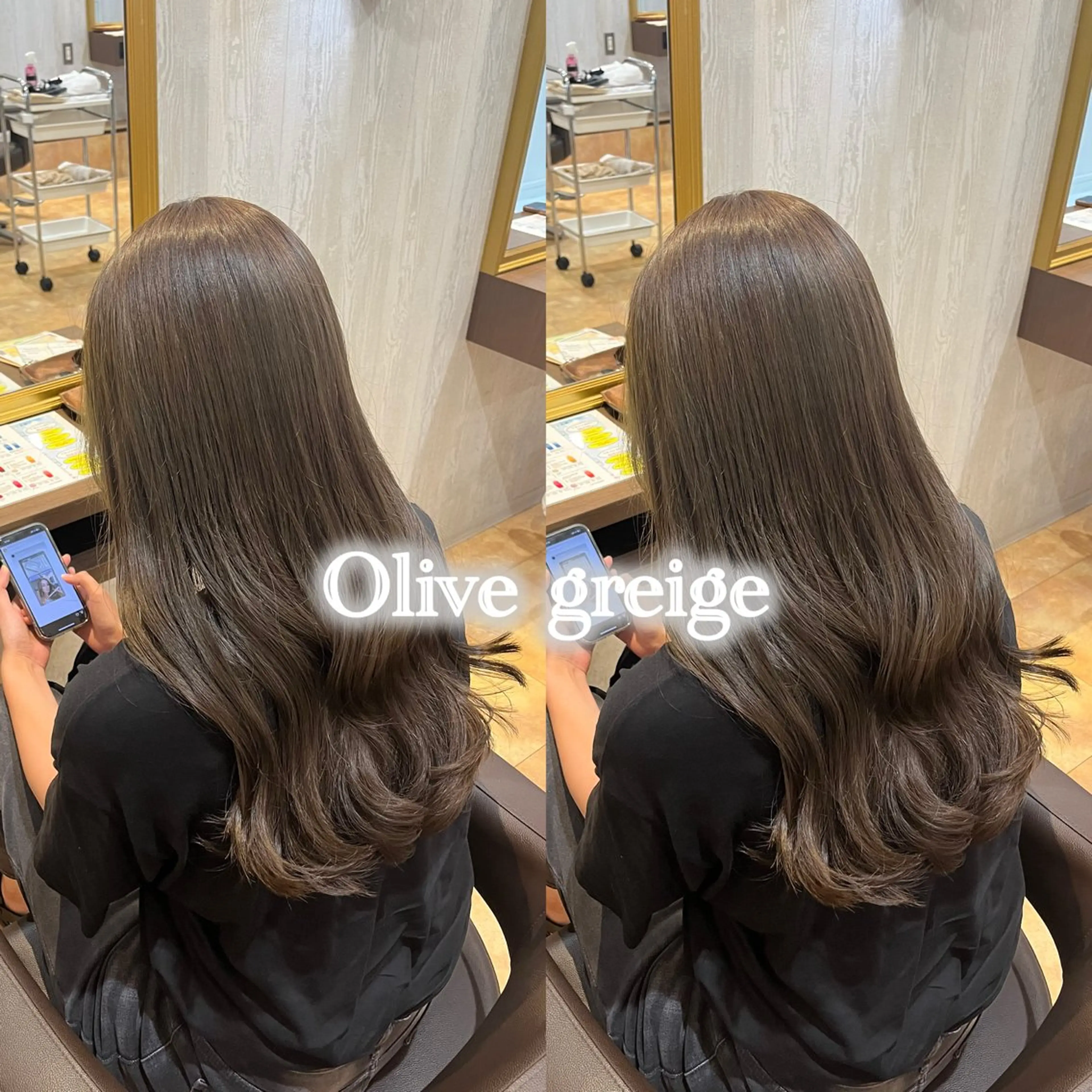 ロング カラー カット ヘアカラー ブリーチなしWカラー レイヤー/Rickyのヘアスタイル