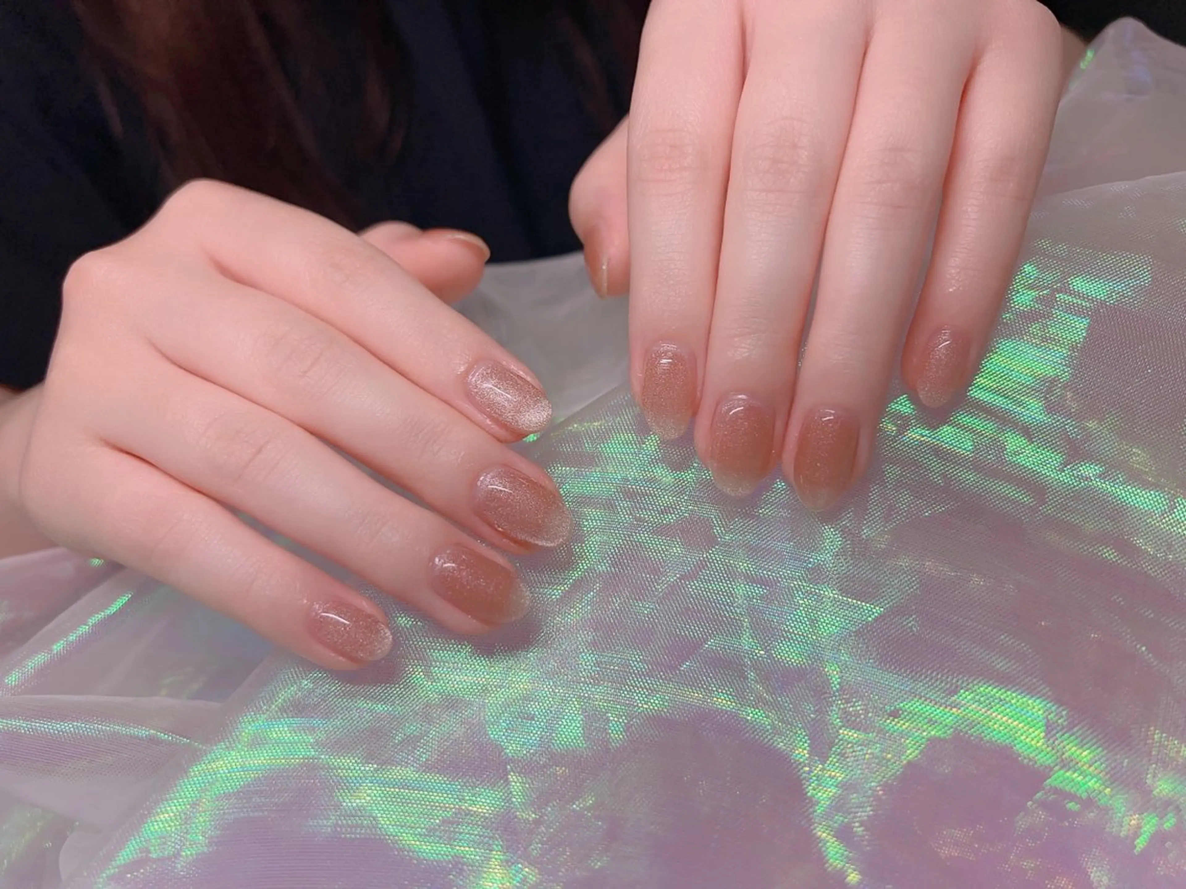 ネイル チークネイル マグネットネイル 持ち込み ニュアンスネイル シンプルネイル インフィニティ ネイルサロンのネイルデザイン