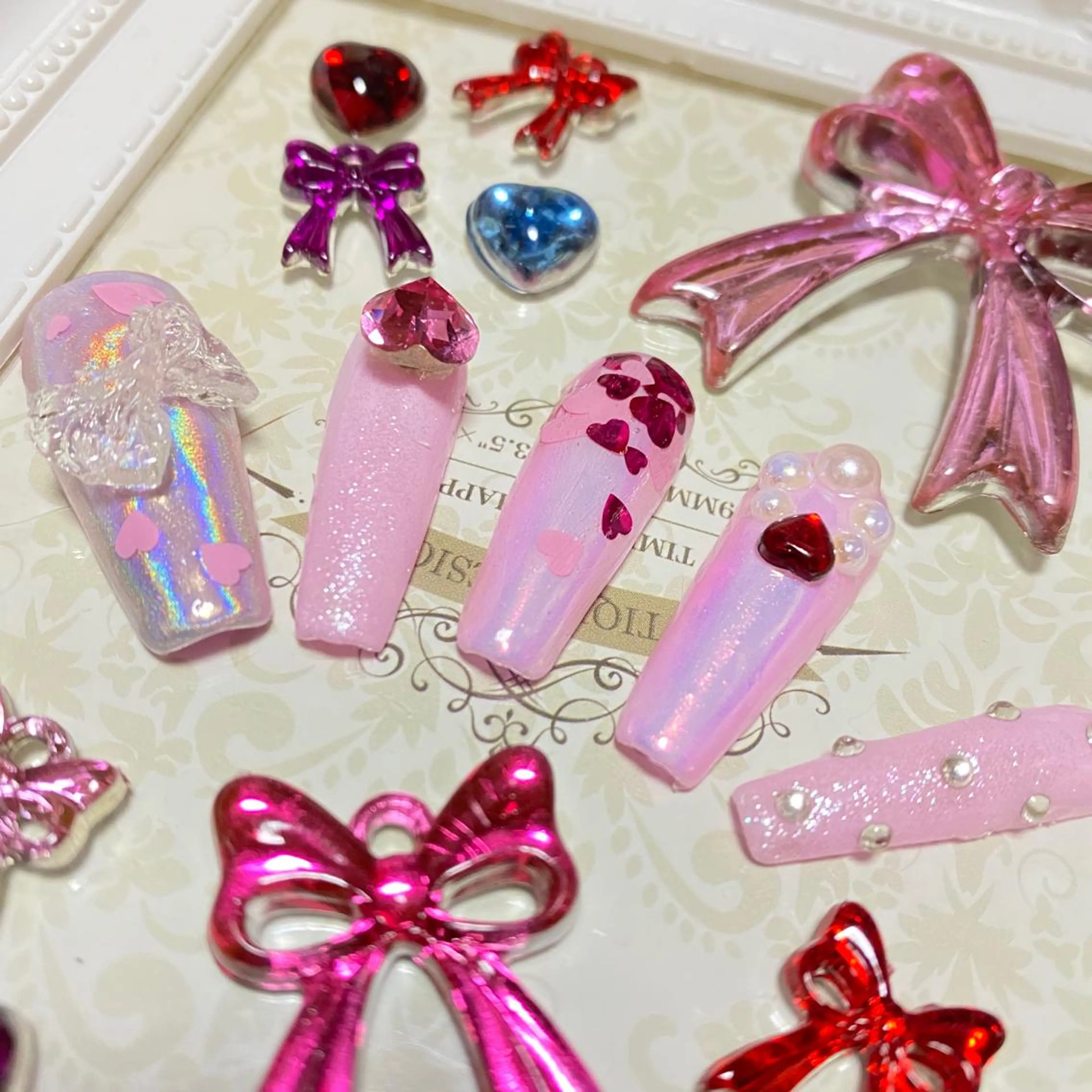 ♡お任せデザインネイル♡オフなしの写真