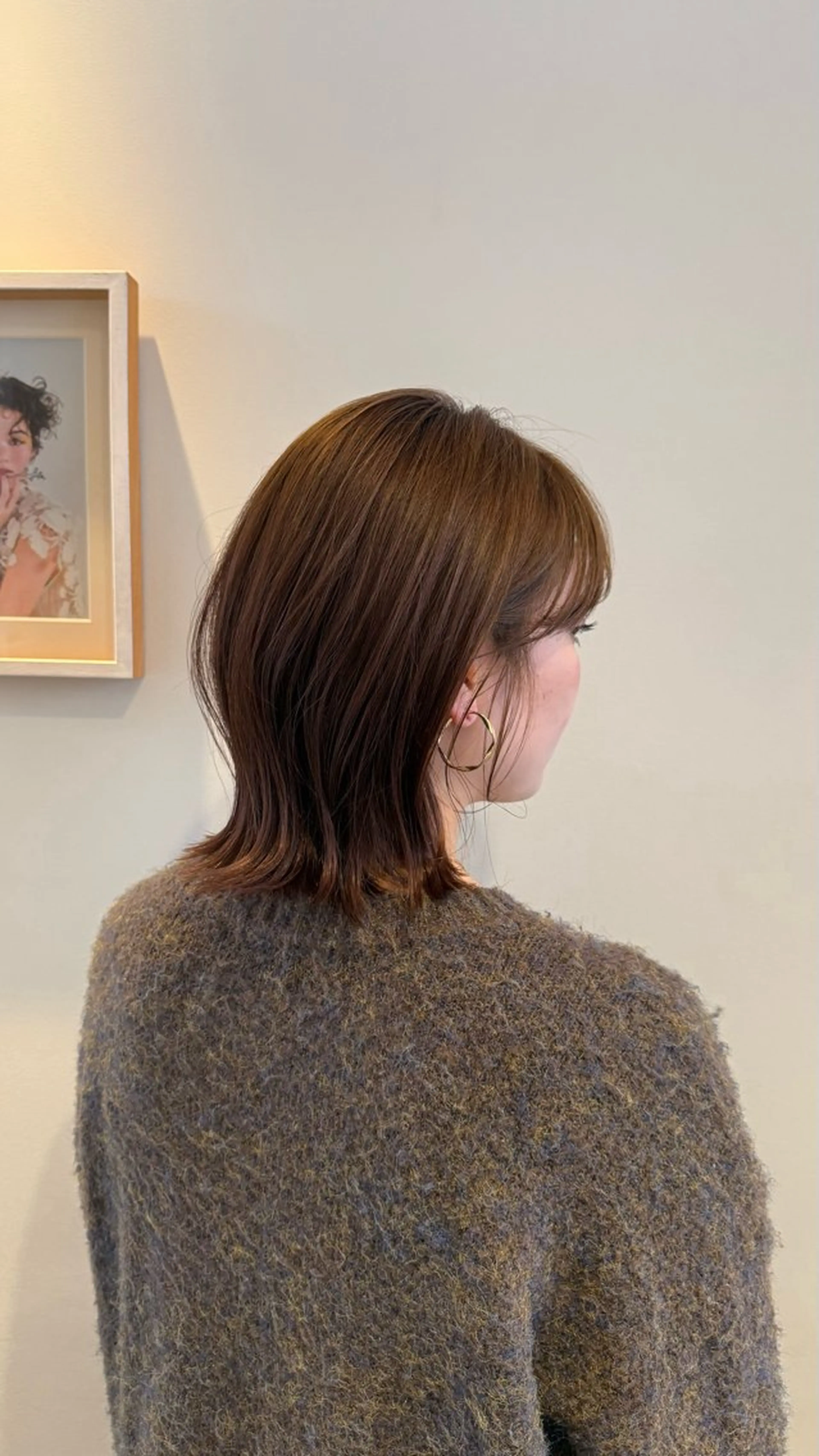 ミディアム 中野 百乃華のヘアスタイル