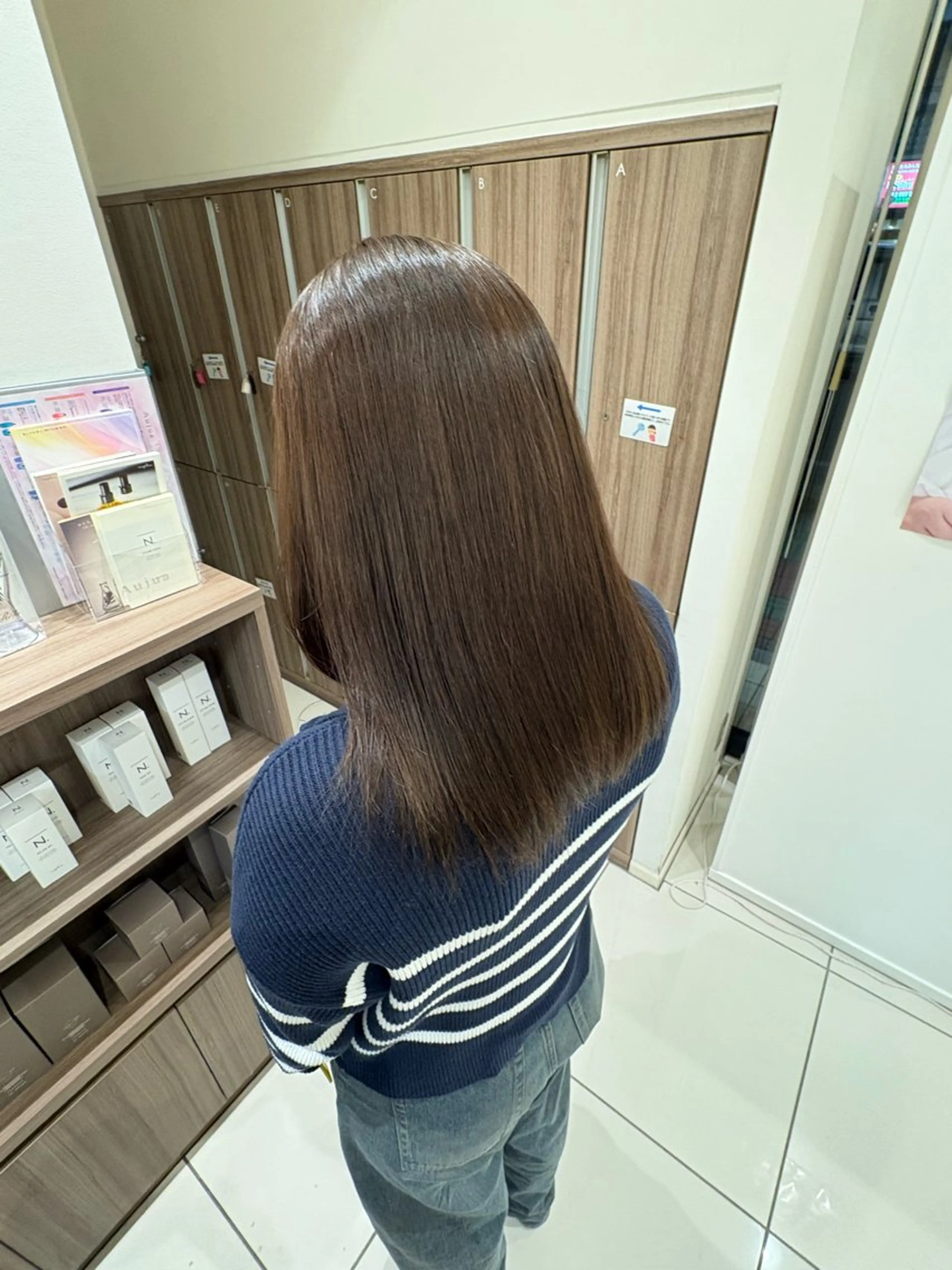 ロング 縮毛矯正 ヘアカラー 艶感カラー✨ こうきのヘアスタイル