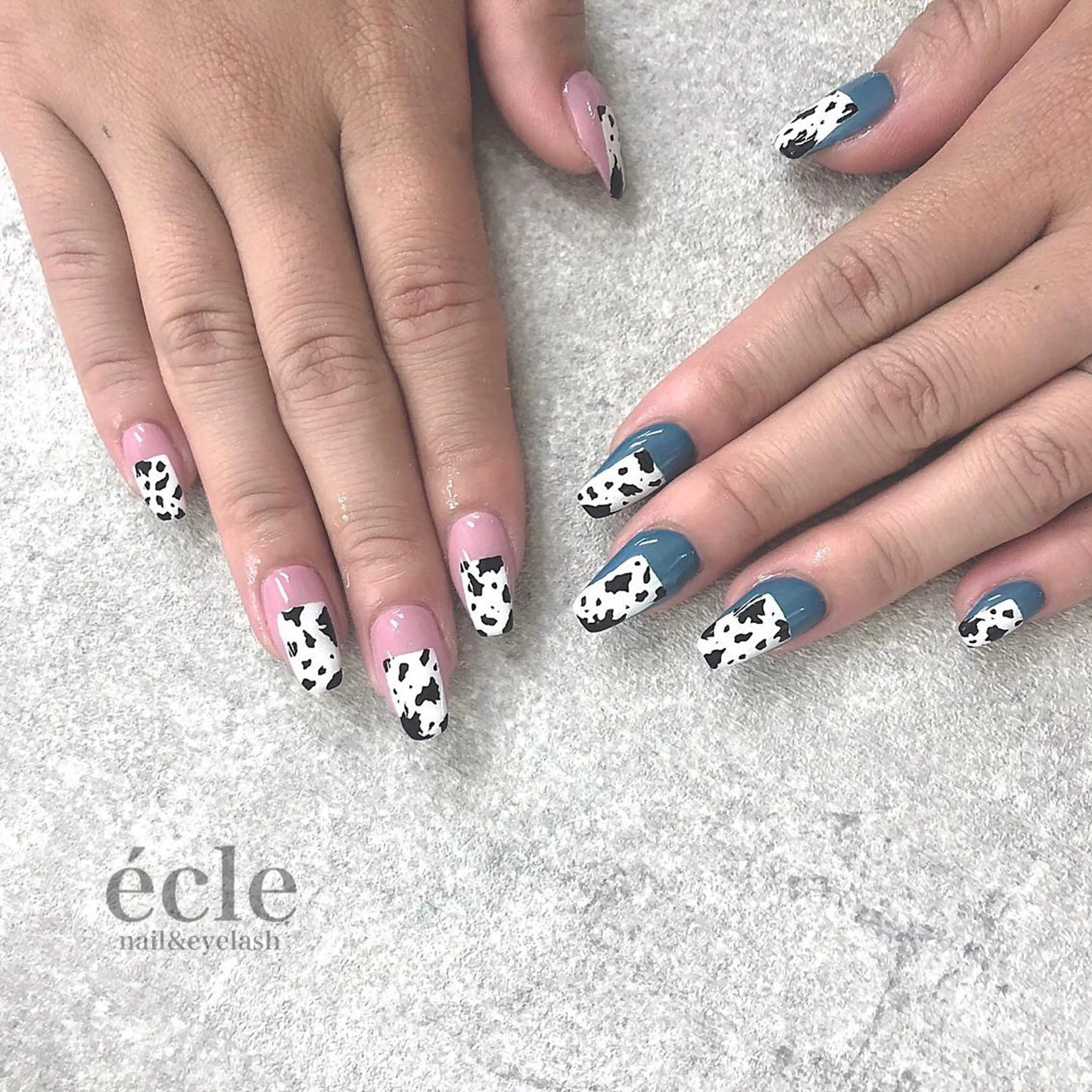 ネイル アニマル柄 écle nail&eyeのネイルデザイン