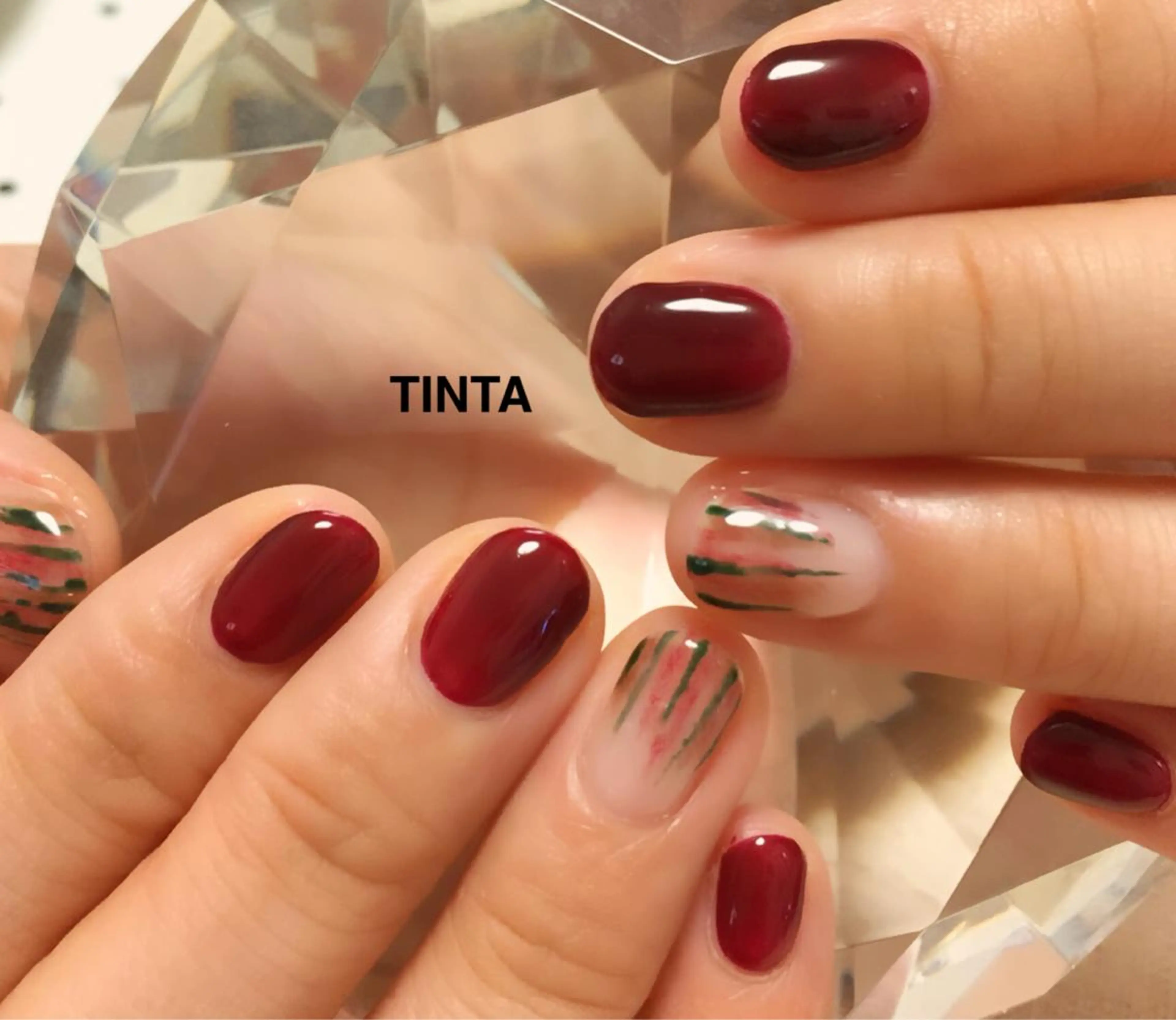 ネイル ボルドー ネイルサロン ティンタ所属・馬場 典子のネイルデザイン