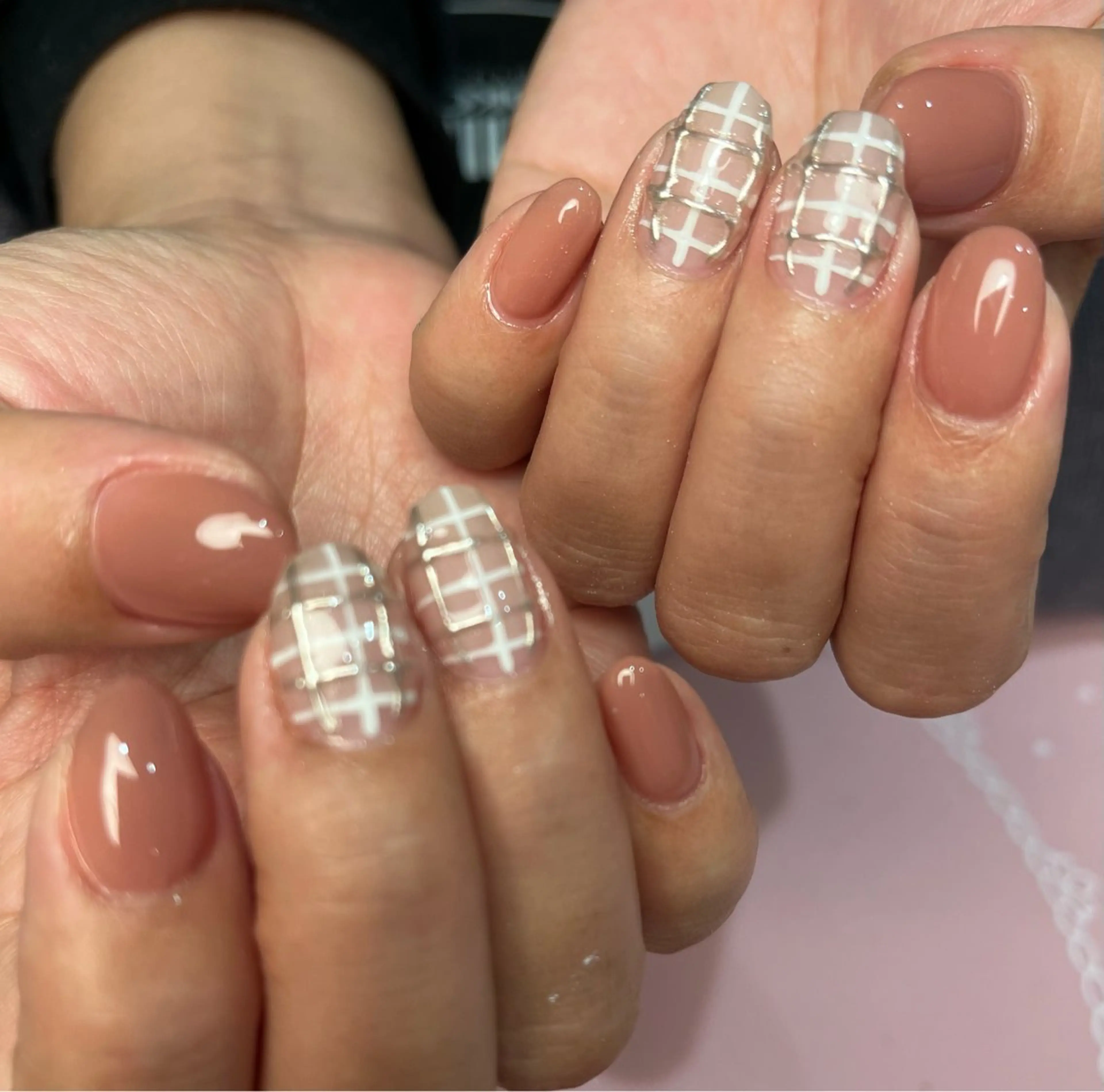 ネイル 持ち込み ハンドネイル Chaleur fleurのネイルデザイン