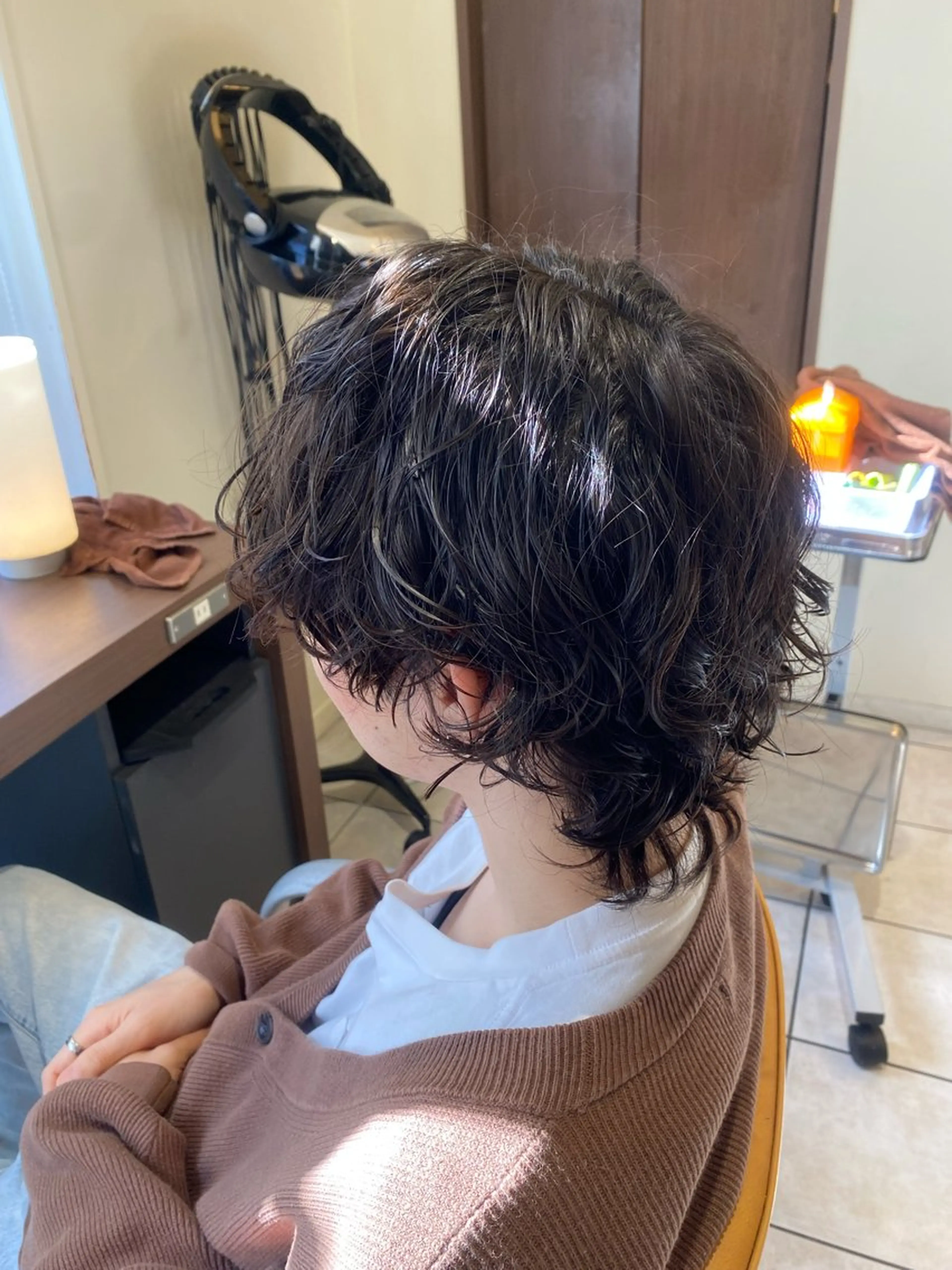 パーマ メンズ メンズパーマ カット パーマ 🌟メンズ/ミニボブ Marin💟のヘアスタイル