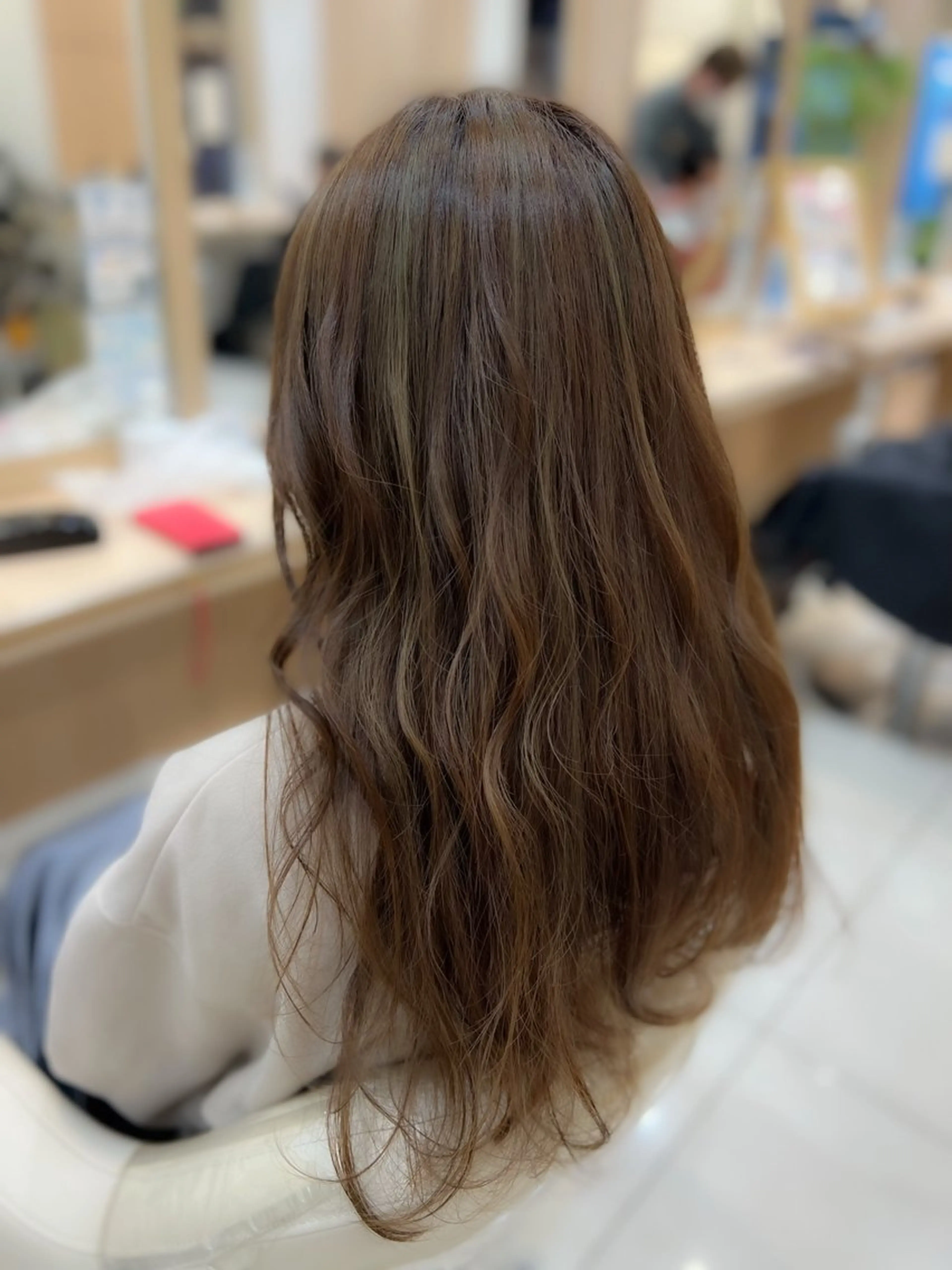 モデル🌈 ファッションカラー＋トリートメント 5種類 ワンカラー】＋MYFORCE王道カラー✨透明感・ツヤ感UPの写真