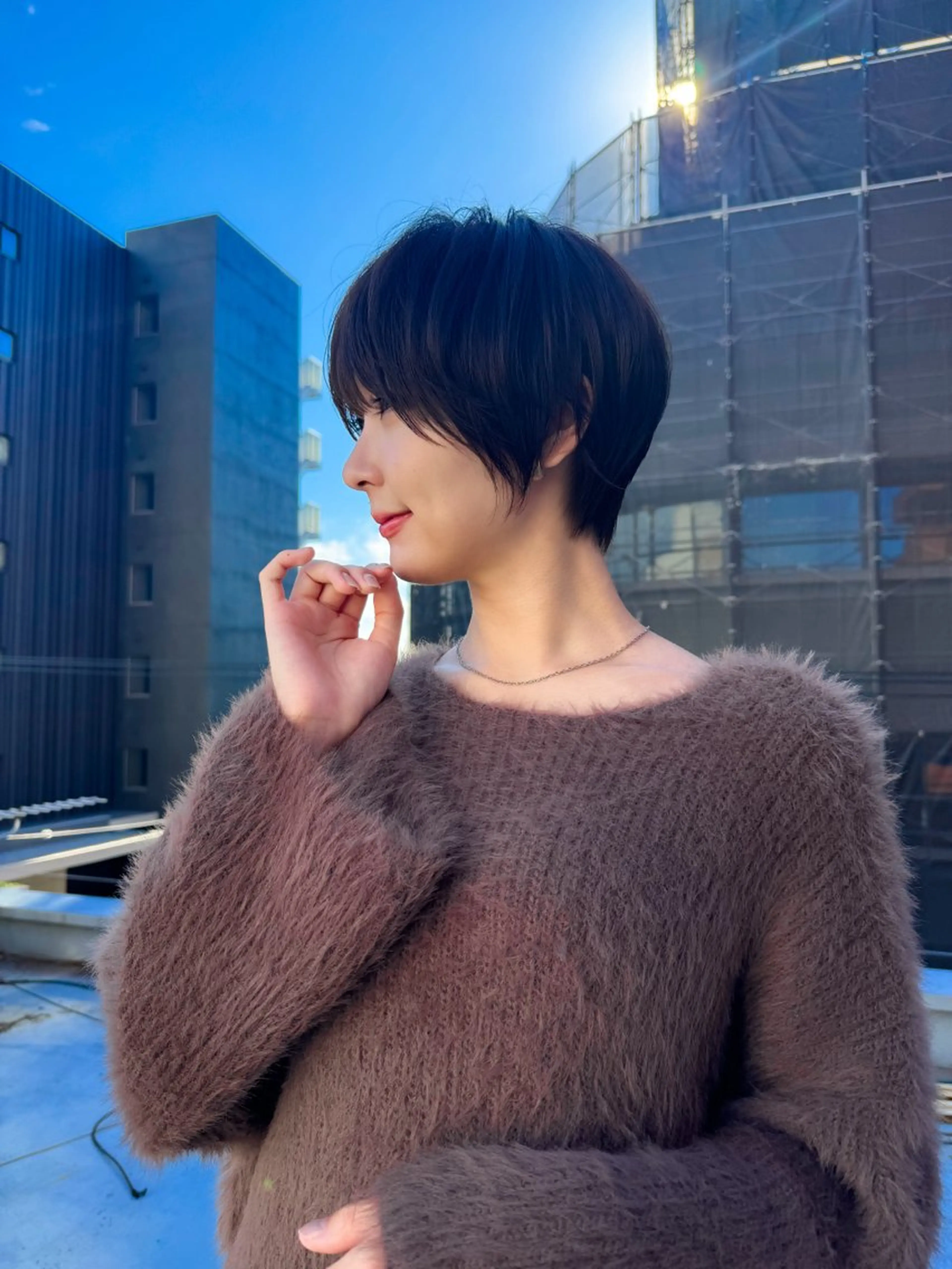 ショート カット ヘアカラー トリートメント ヘアセット 360°キレイな ショートカットのヘアスタイル