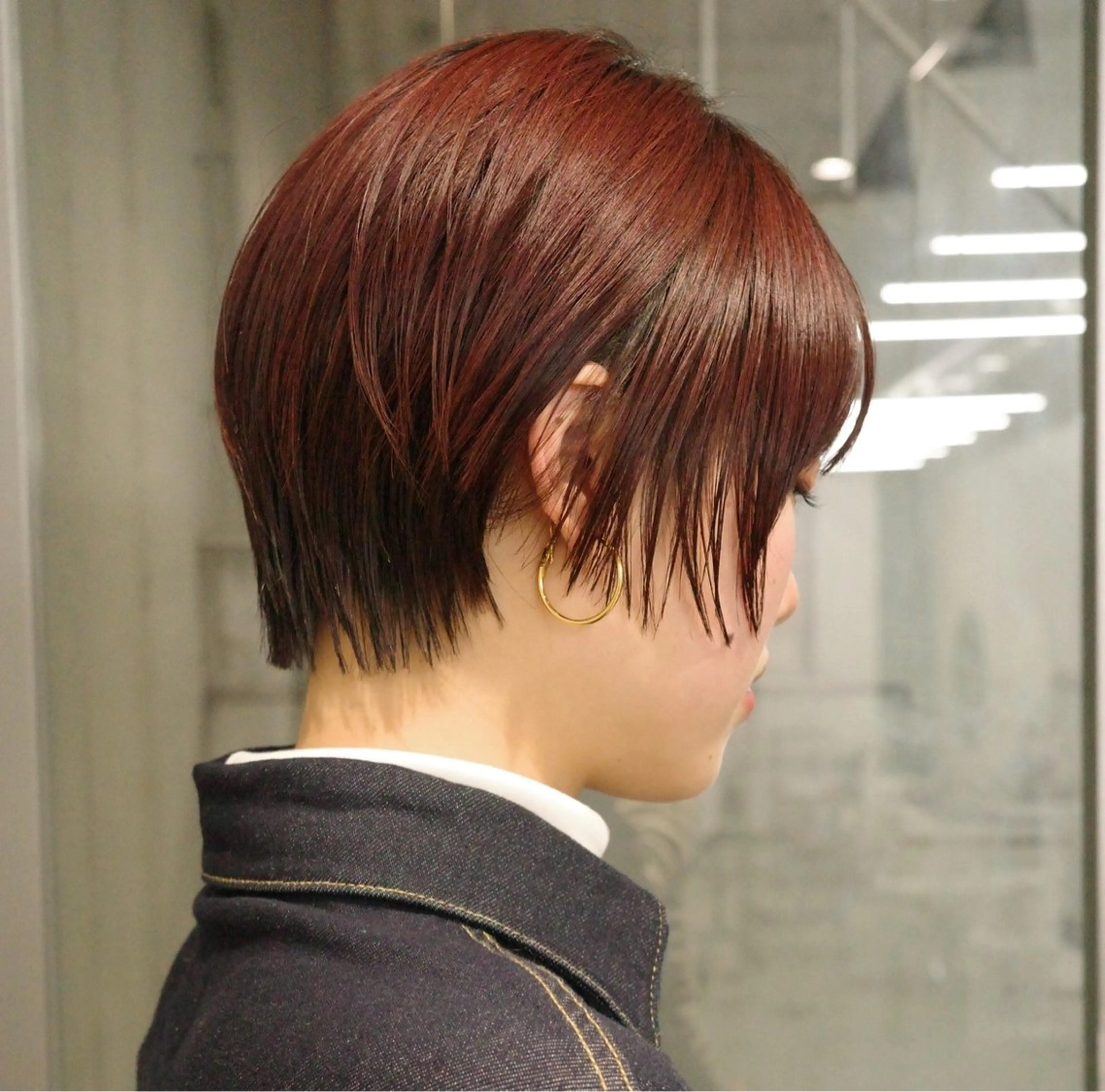 ショート ショートボブ ショートレイヤー 丸みショート ボブ レイヤーカット 田中 里奈のヘアスタイル