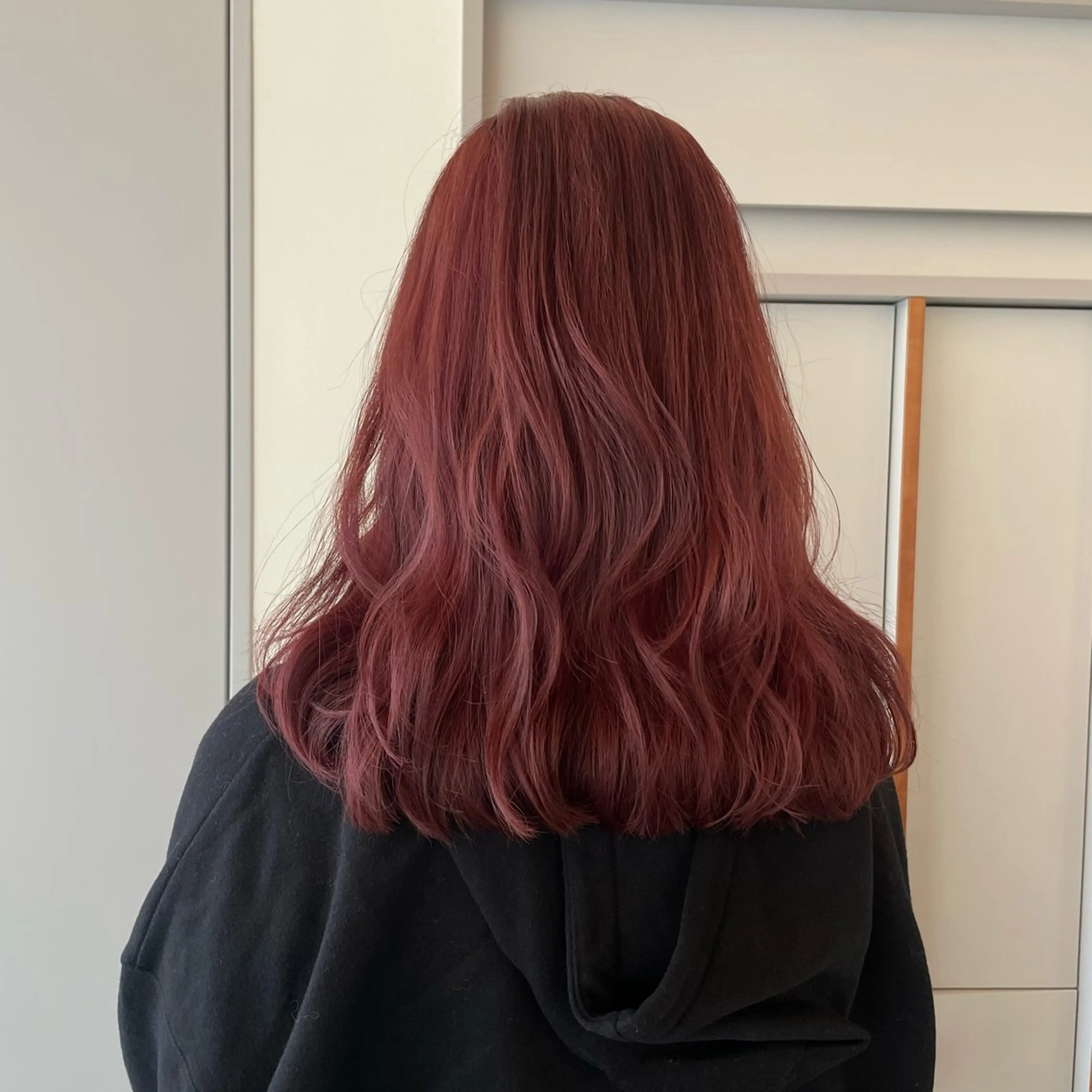 ミディアム カラー ベージュカラー ブリーチ 透明感カラー ダブルカラー カット ヘアカラー トリートメント ブリーチ/レイヤー 🌻Mutsumiのヘアスタイル