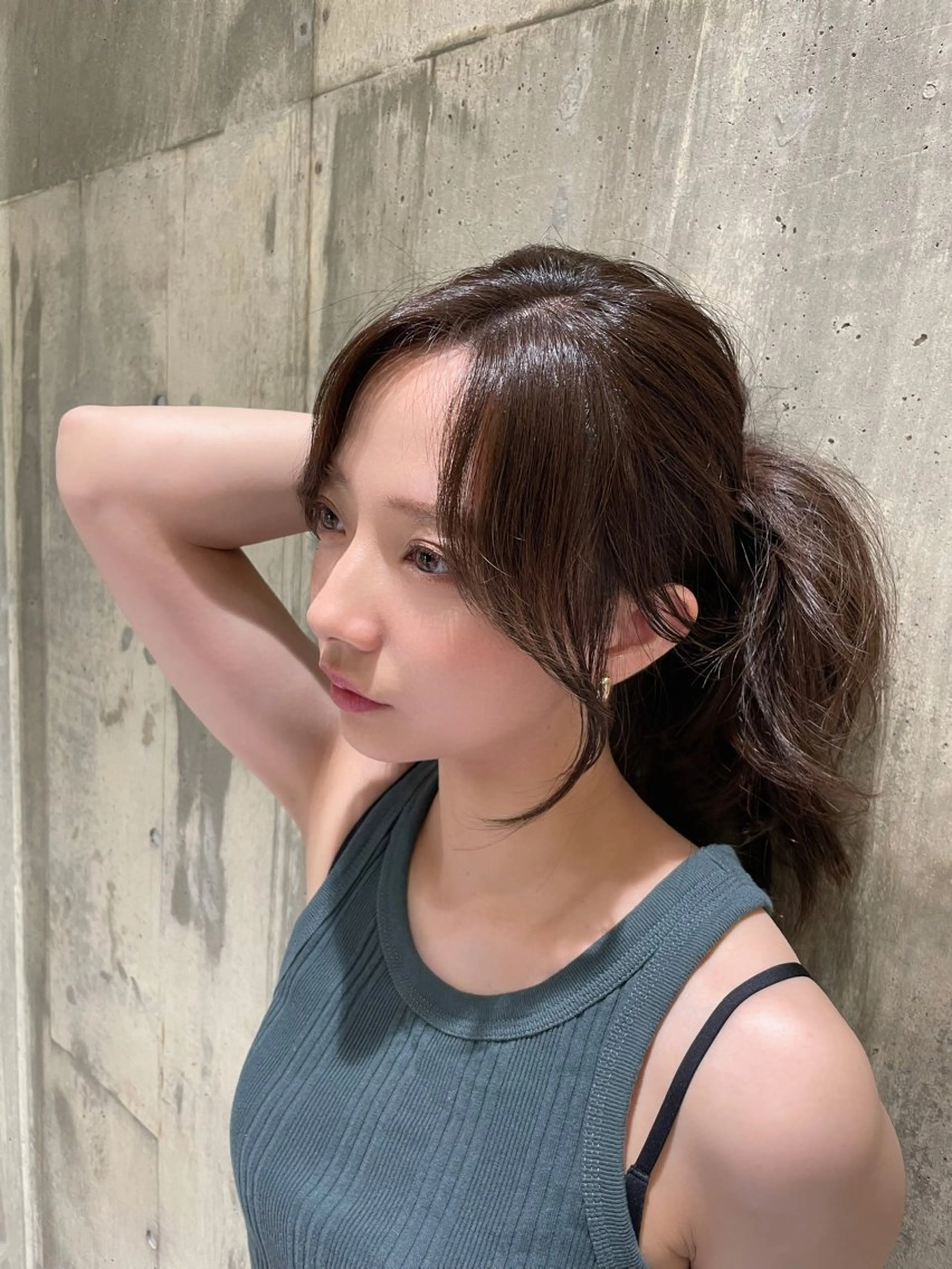 ミディアム カラー カット ヘアカラー トリートメント 寺島 圭人のヘアスタイル