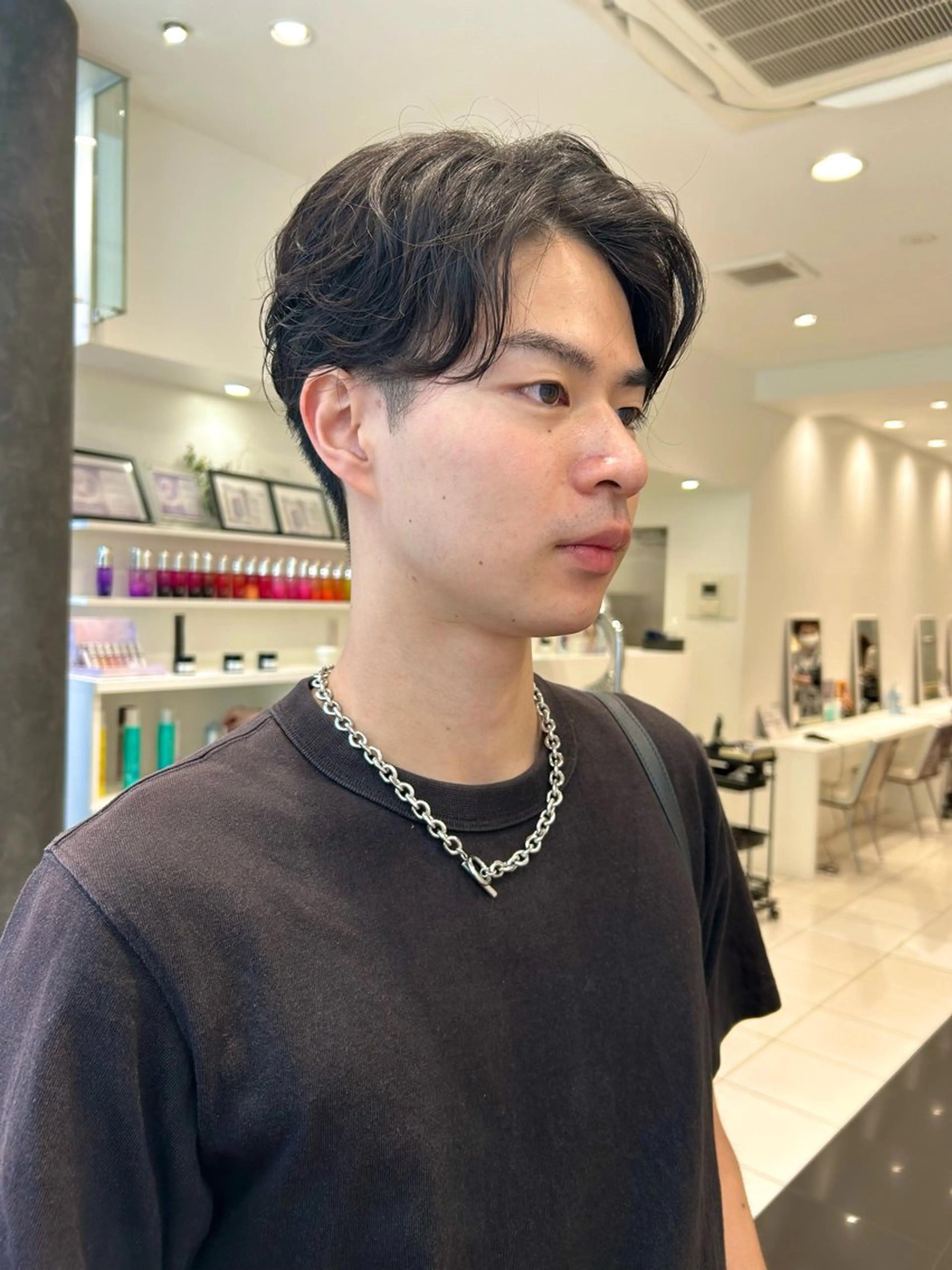 パーマ メンズ パーマ オオタ ユイナ🌈のヘアスタイル