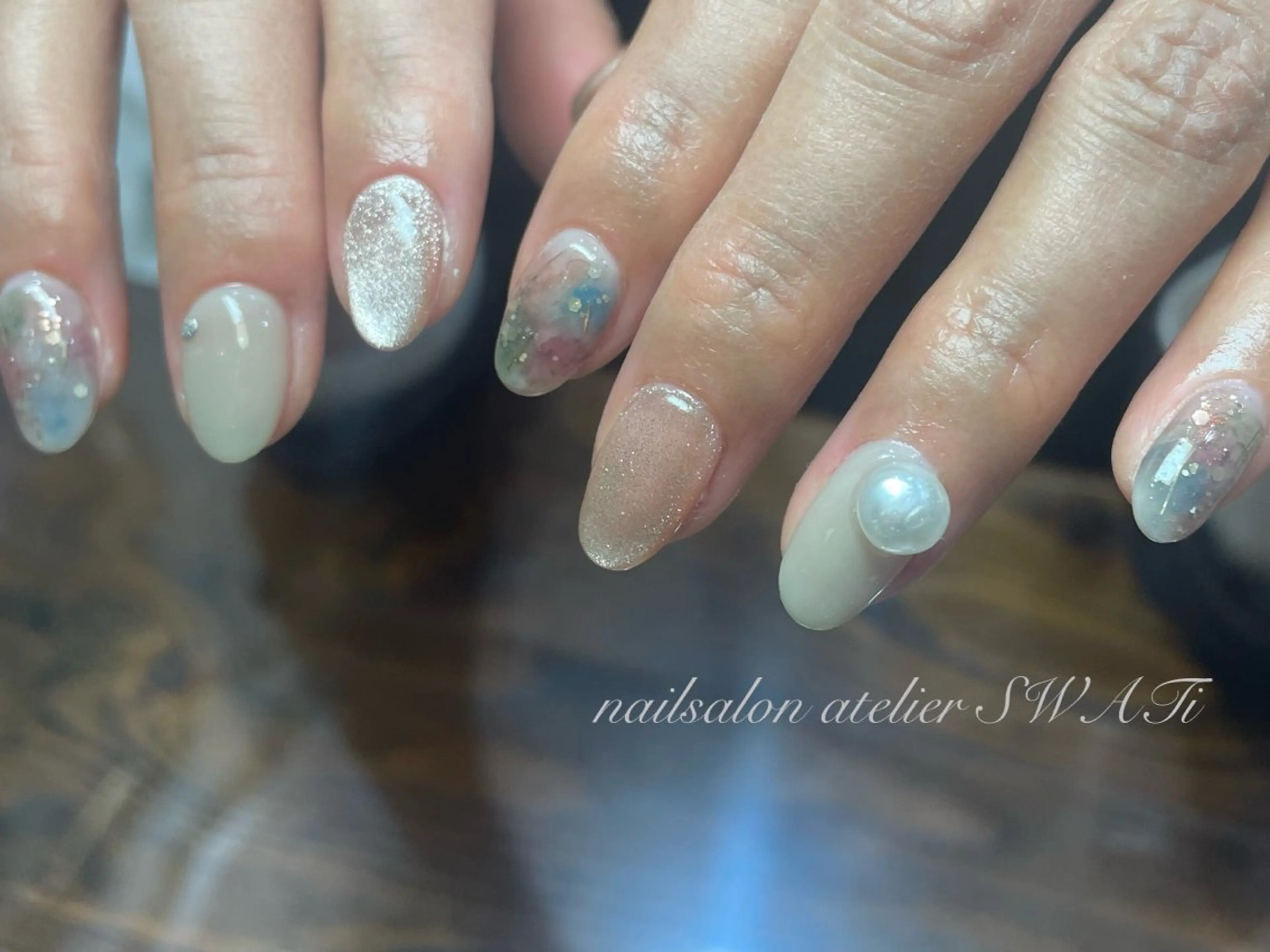 ネイル アートネイル ハンドネイル ヘアーサロン大野所属・nailsalon SWATiのネイルデザイン