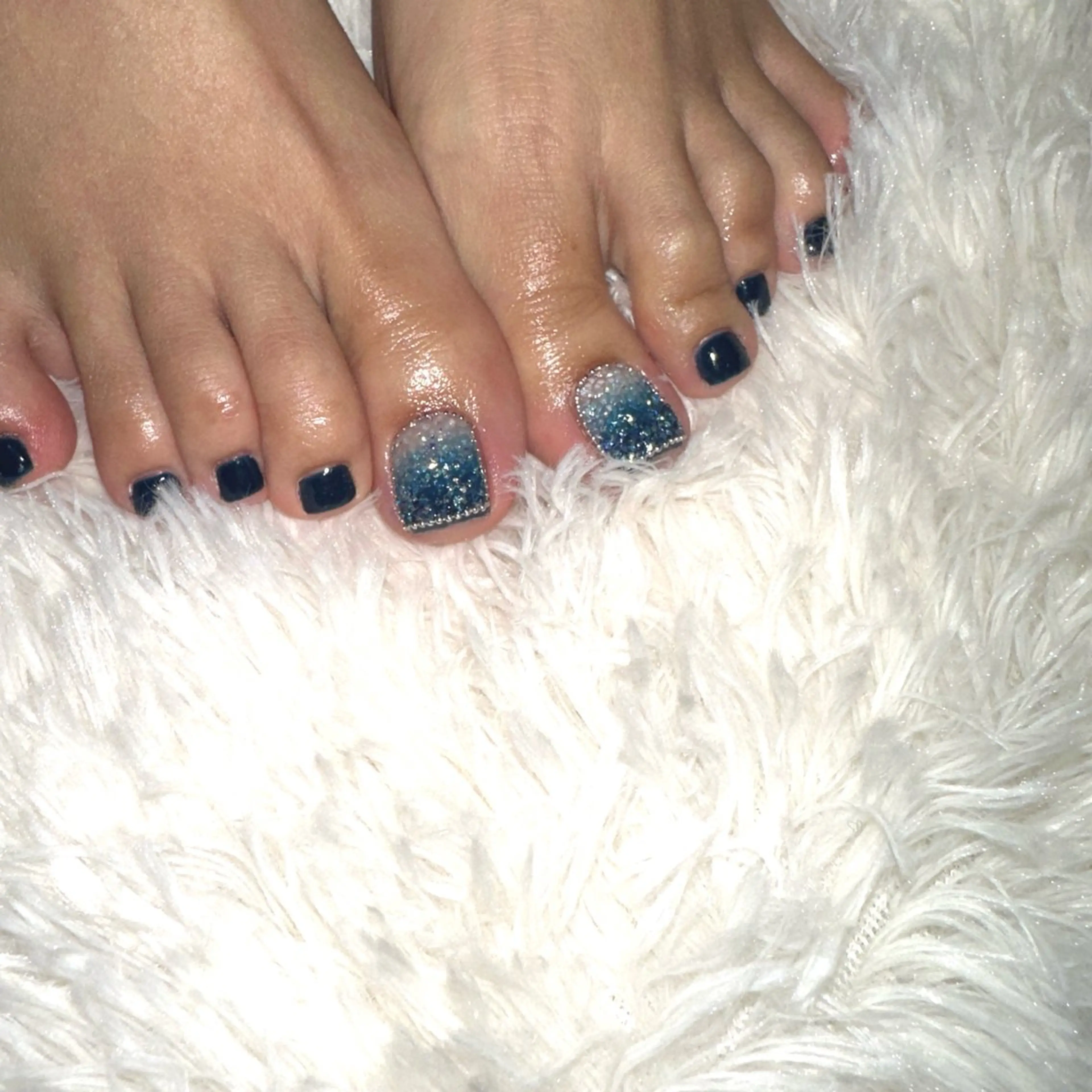 ネイル ネイビー ハンドネイル フットネイル nailsalon Any'bのネイルデザイン