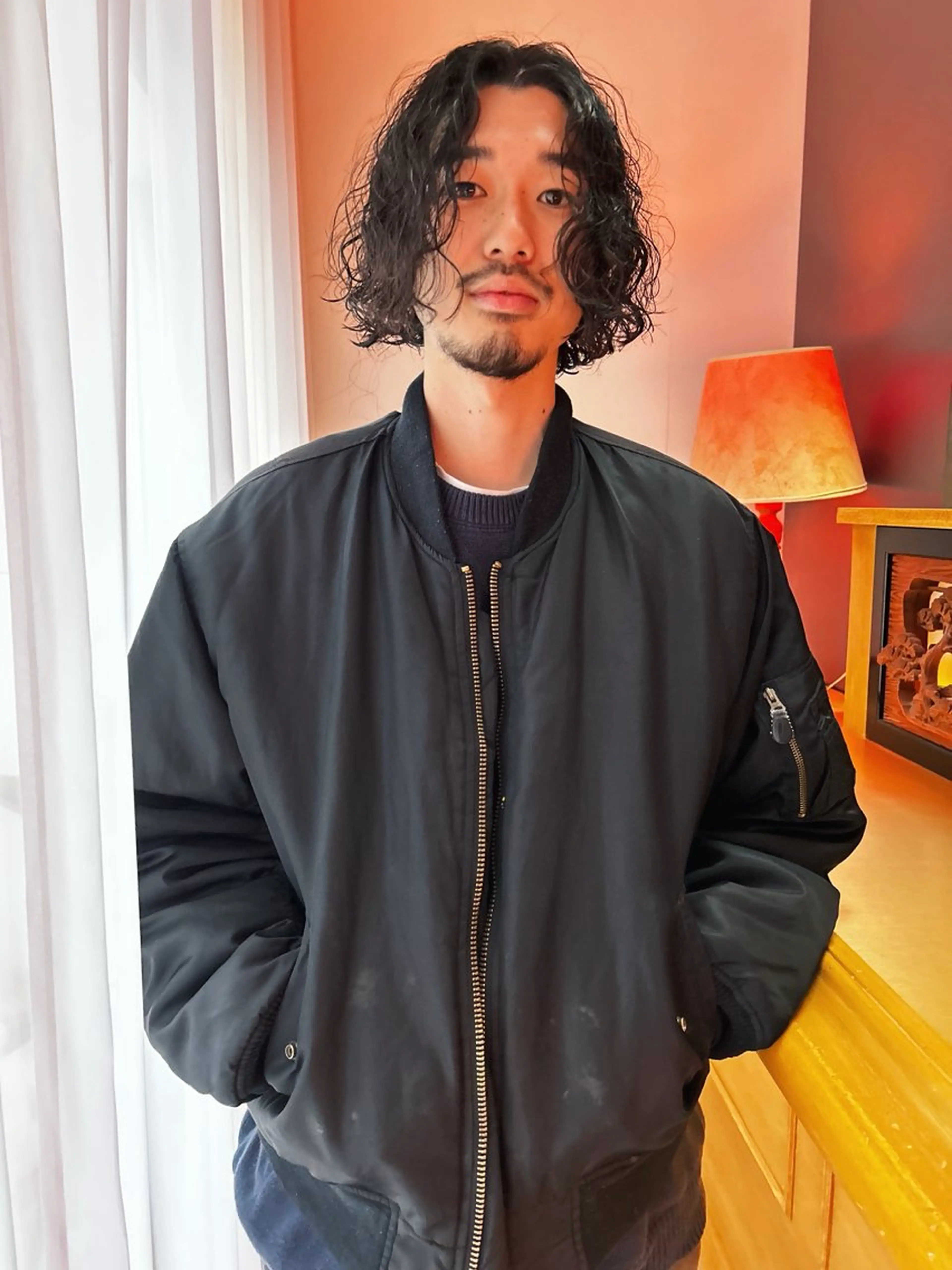 カット+ハードパーマ+前処理トリートメントの写真