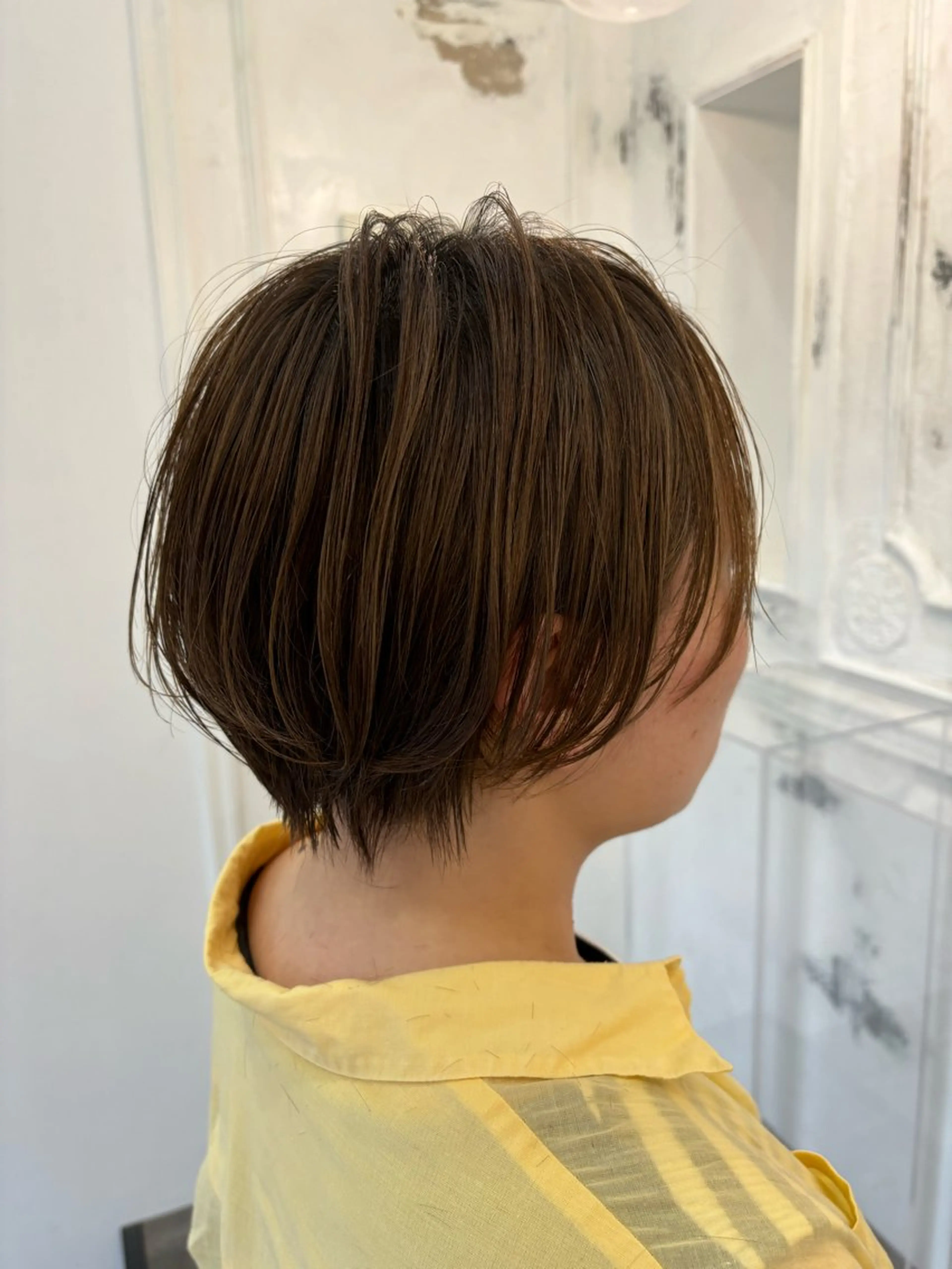 ショート ショートヘア ヘアカラー nari ☺︎ ボブ/透明感カラーのヘアスタイル