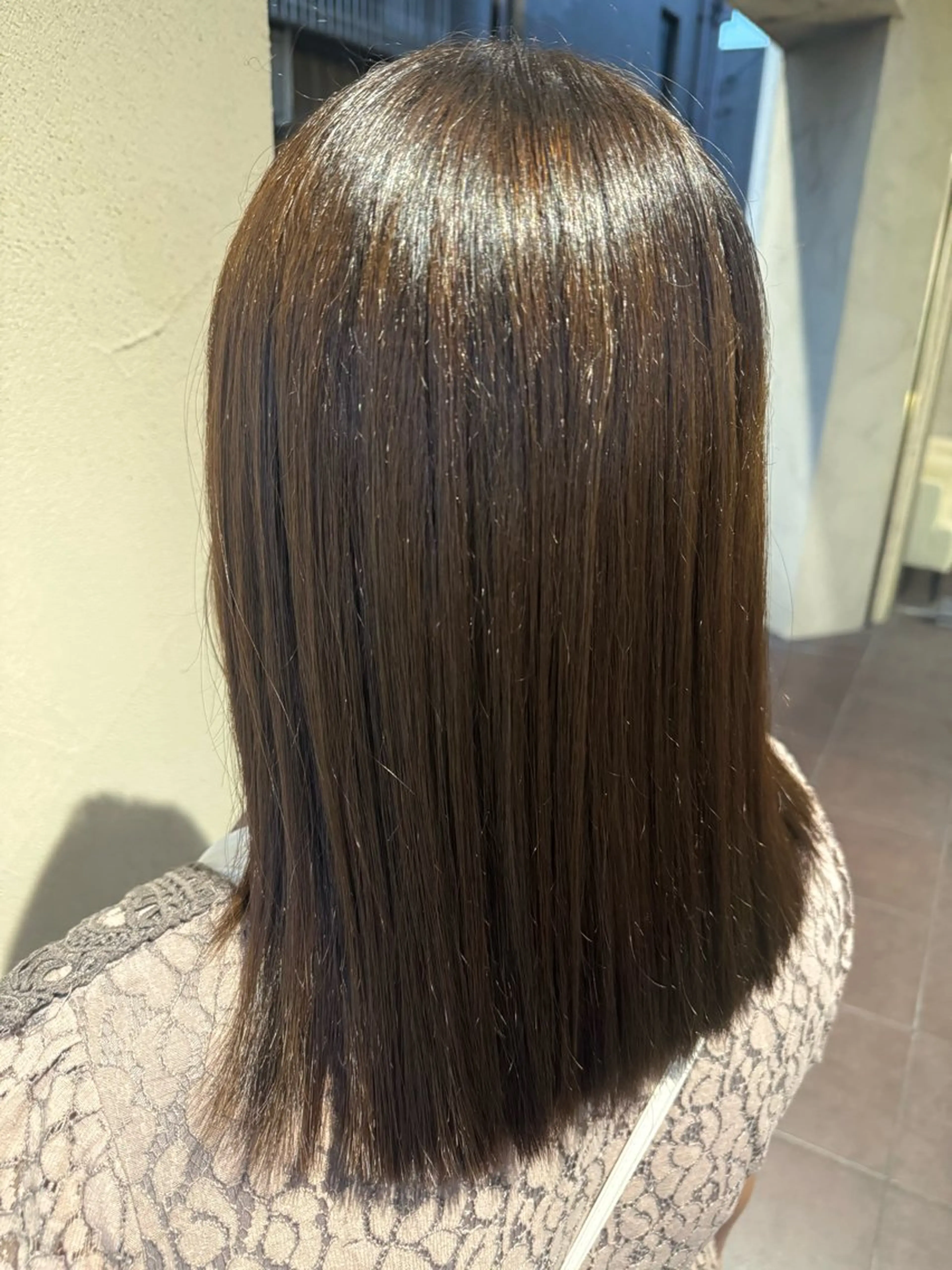 セミロング 髪質改善 中林 さくらのヘアスタイル