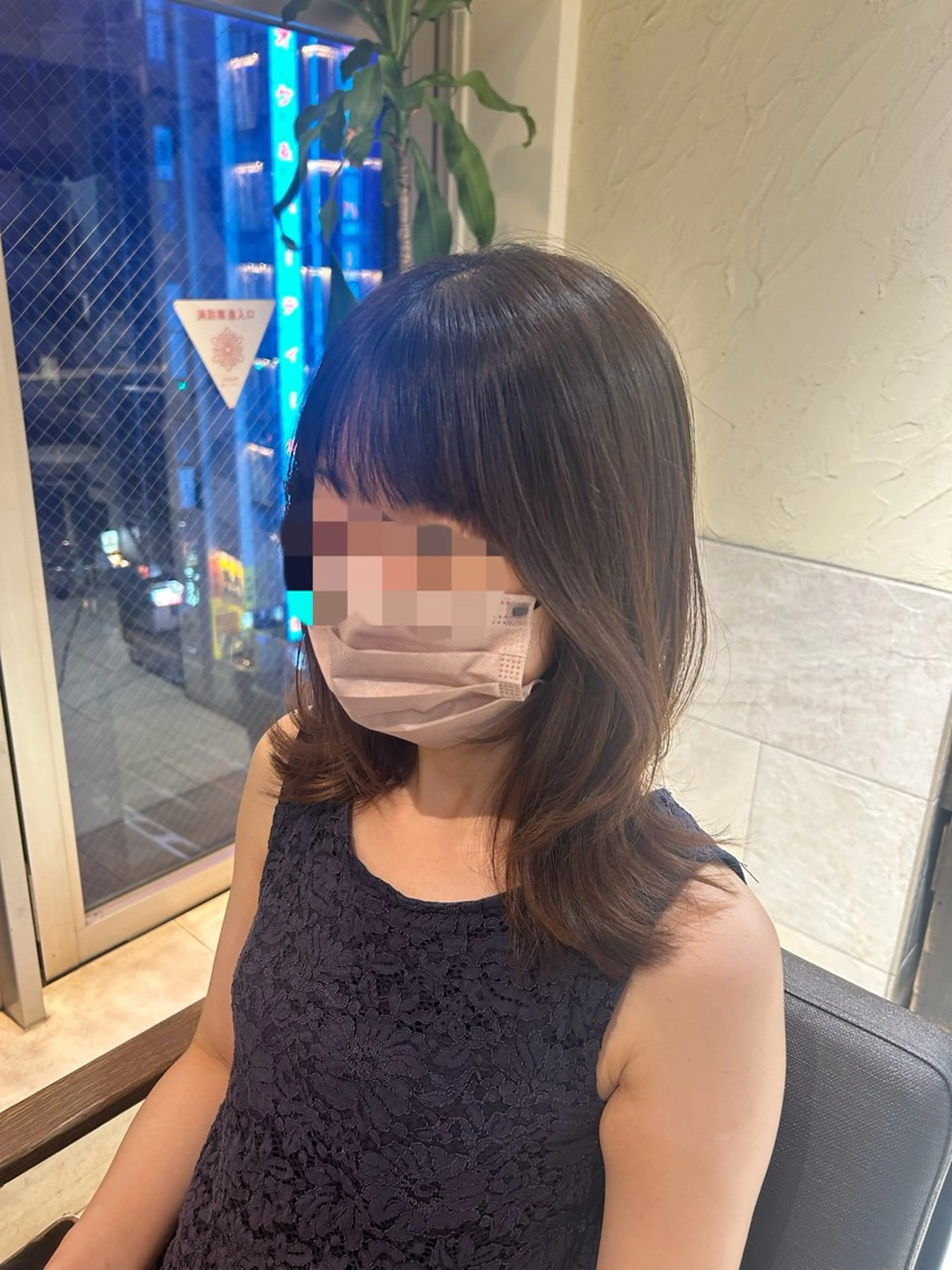 ミディアム レイヤーカット おおがくみゆ🦙🍊 ‪‪⭐️池袋のヘアスタイル