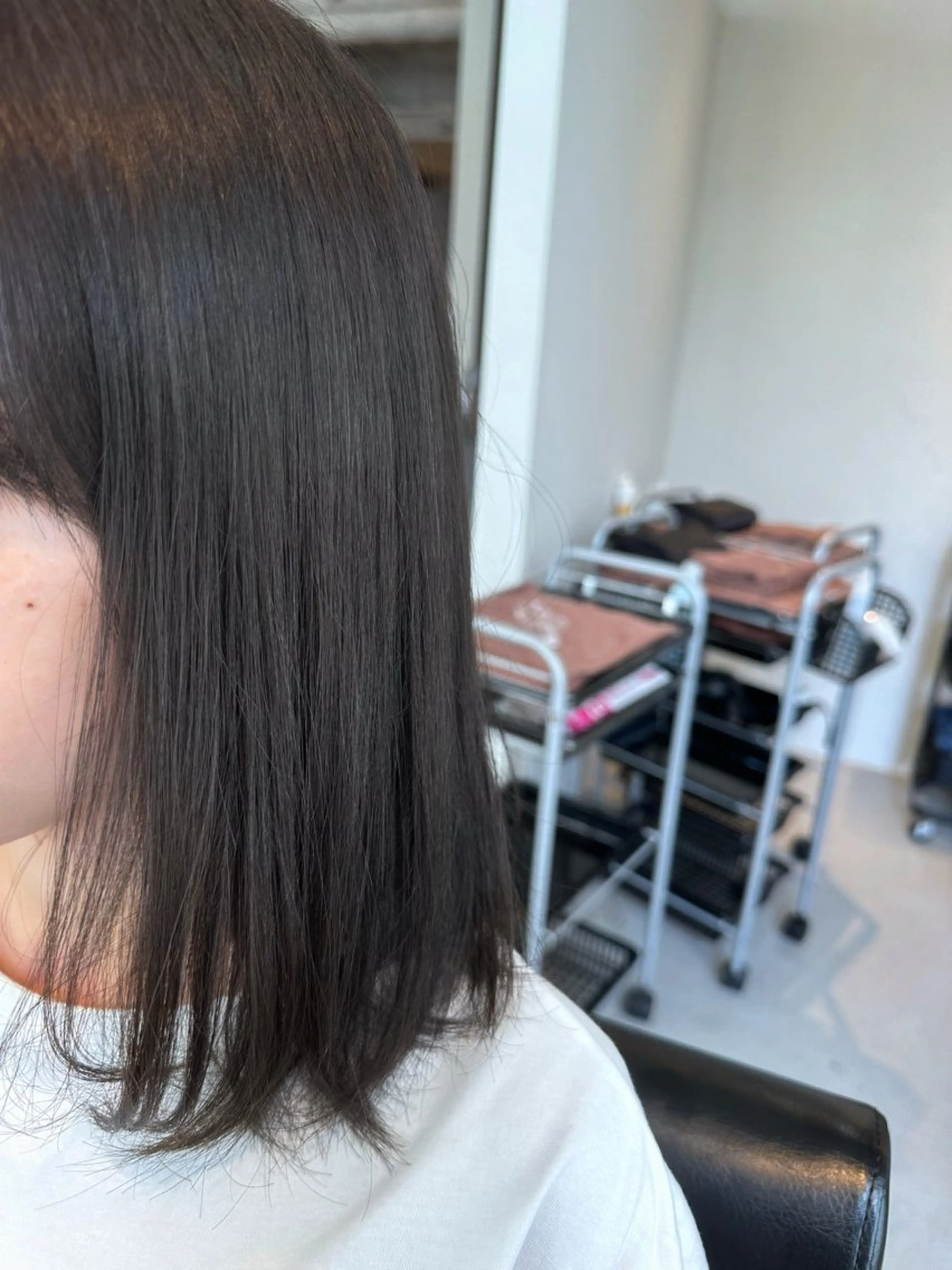 ミディアム 町田/透け感/透明感 Shibuのヘアスタイル