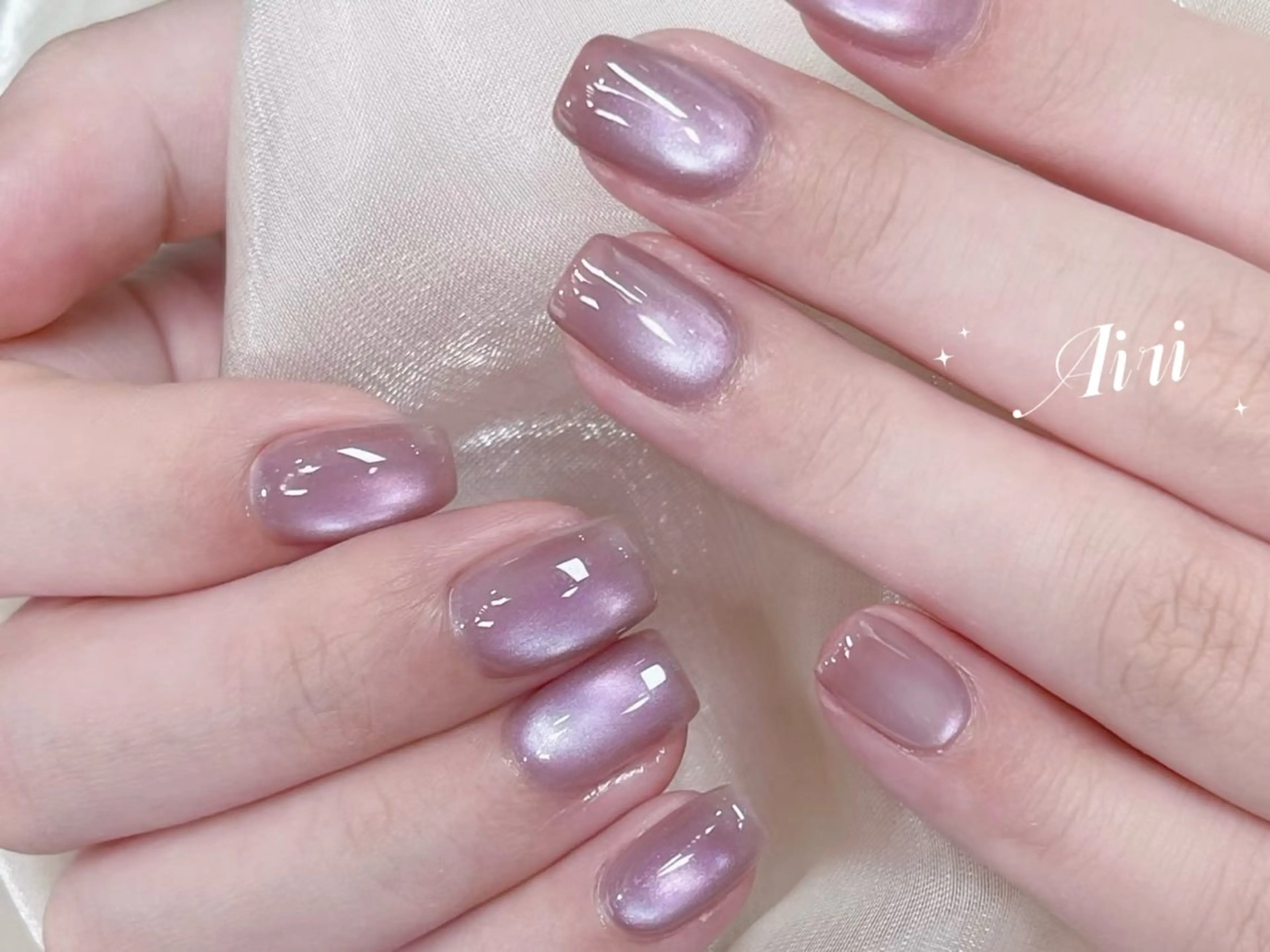 【🉐新規ジェルオフ無料】ハンド/マグネットワンカラー ¥5500の写真