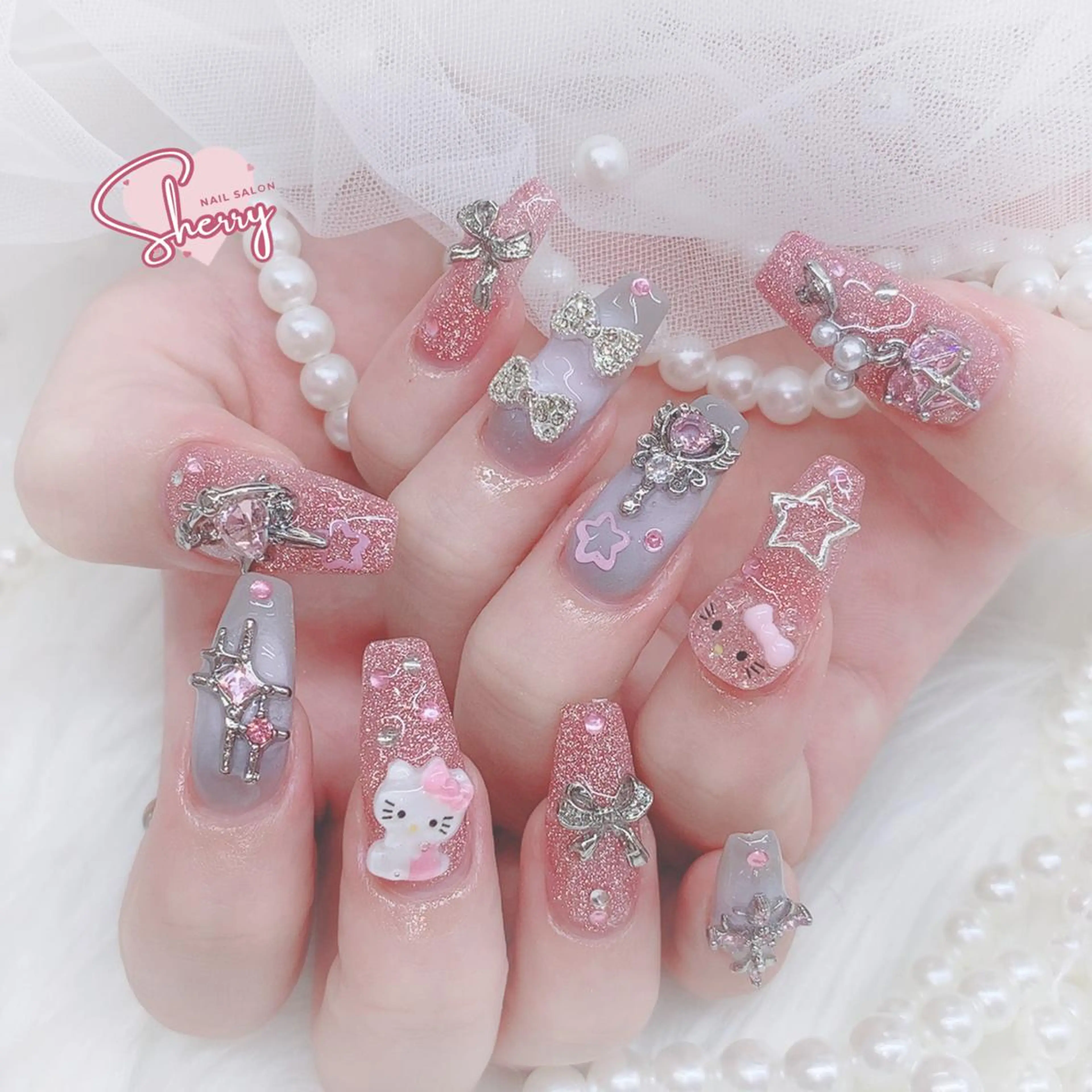 ネイル アートネイル チークネイル フットネイル ジェルネイル キラキラネイル moe自宅ネイルサロン所属・萌 自宅ネイルサロンのネイルデザイン