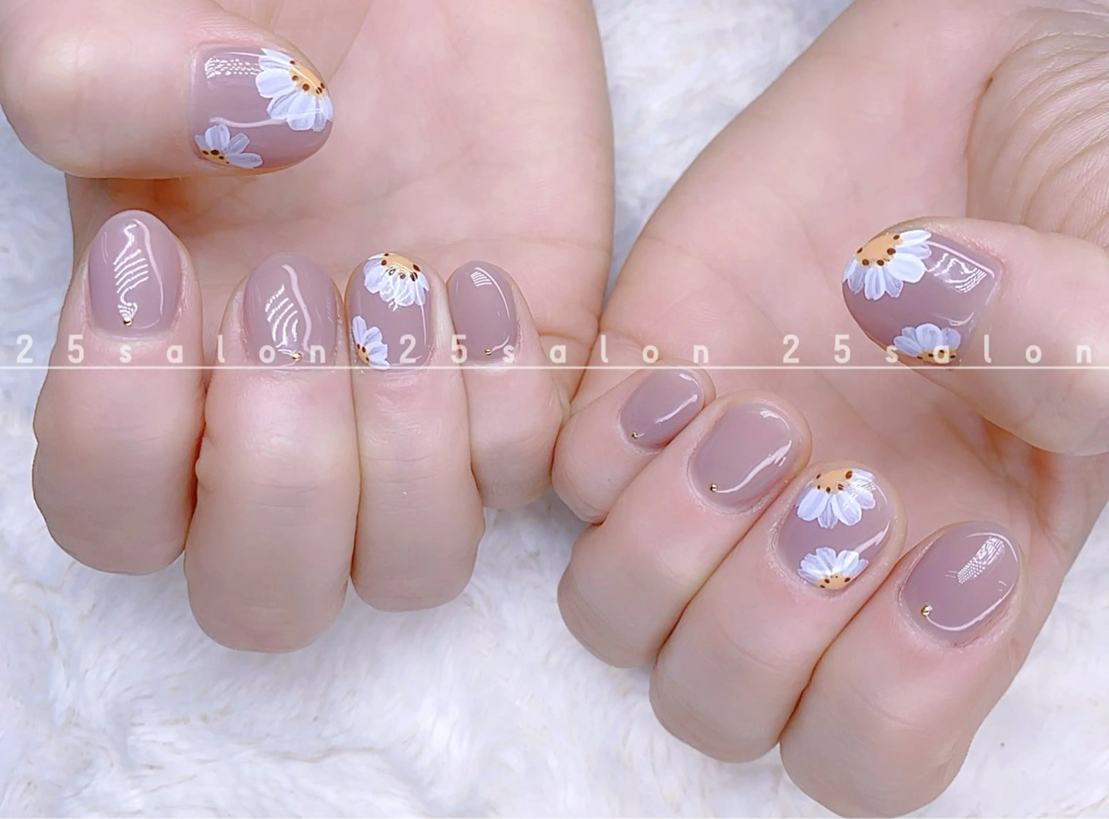 ネイル ジェルネイル 韓国ネイル ニュアンスネイル パラジェル ワンホンネイル 2 5のマツエク・マツパデザイン