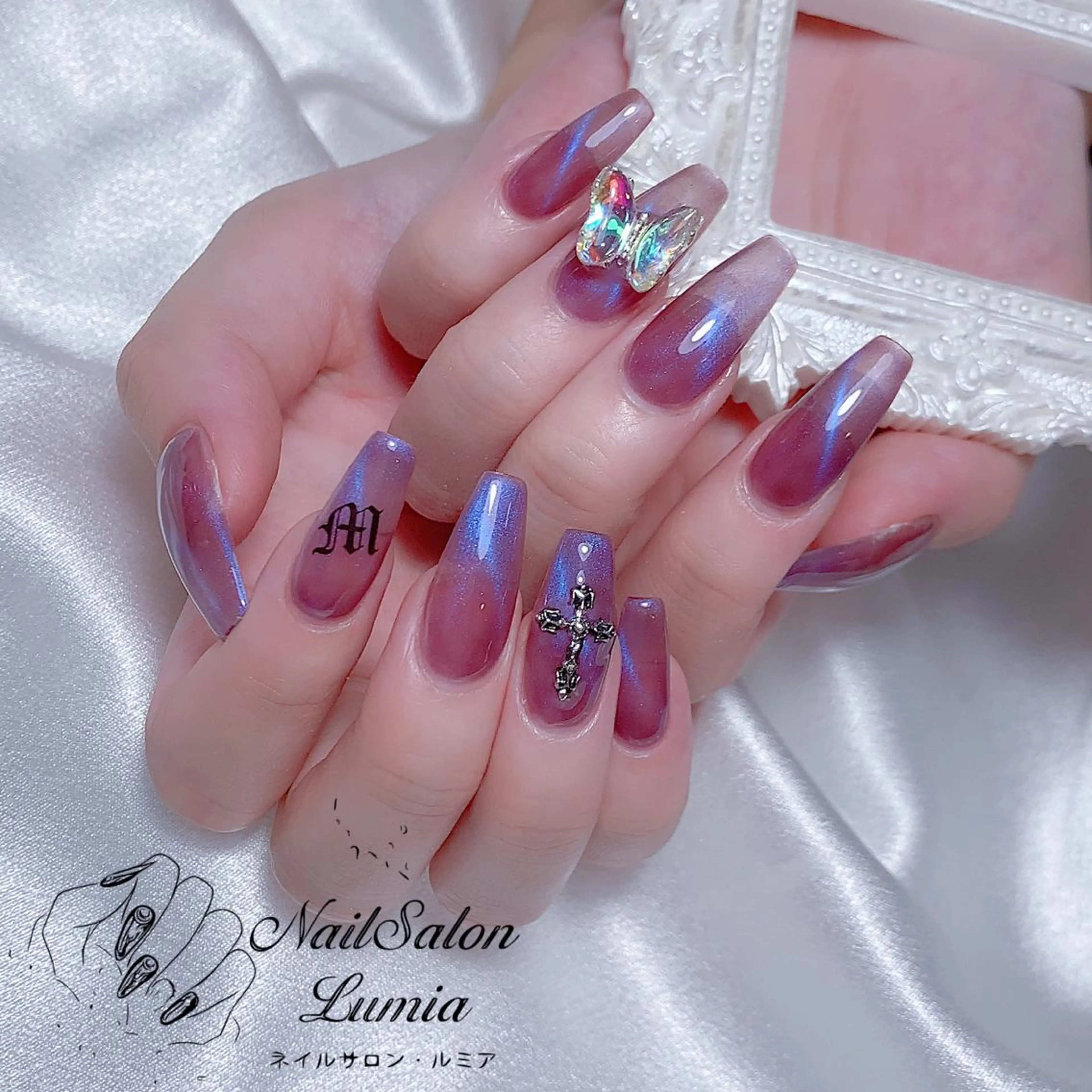 ネイル ハンドネイル ネイルサロン ルミア Lumia 店長のネイルデザイン