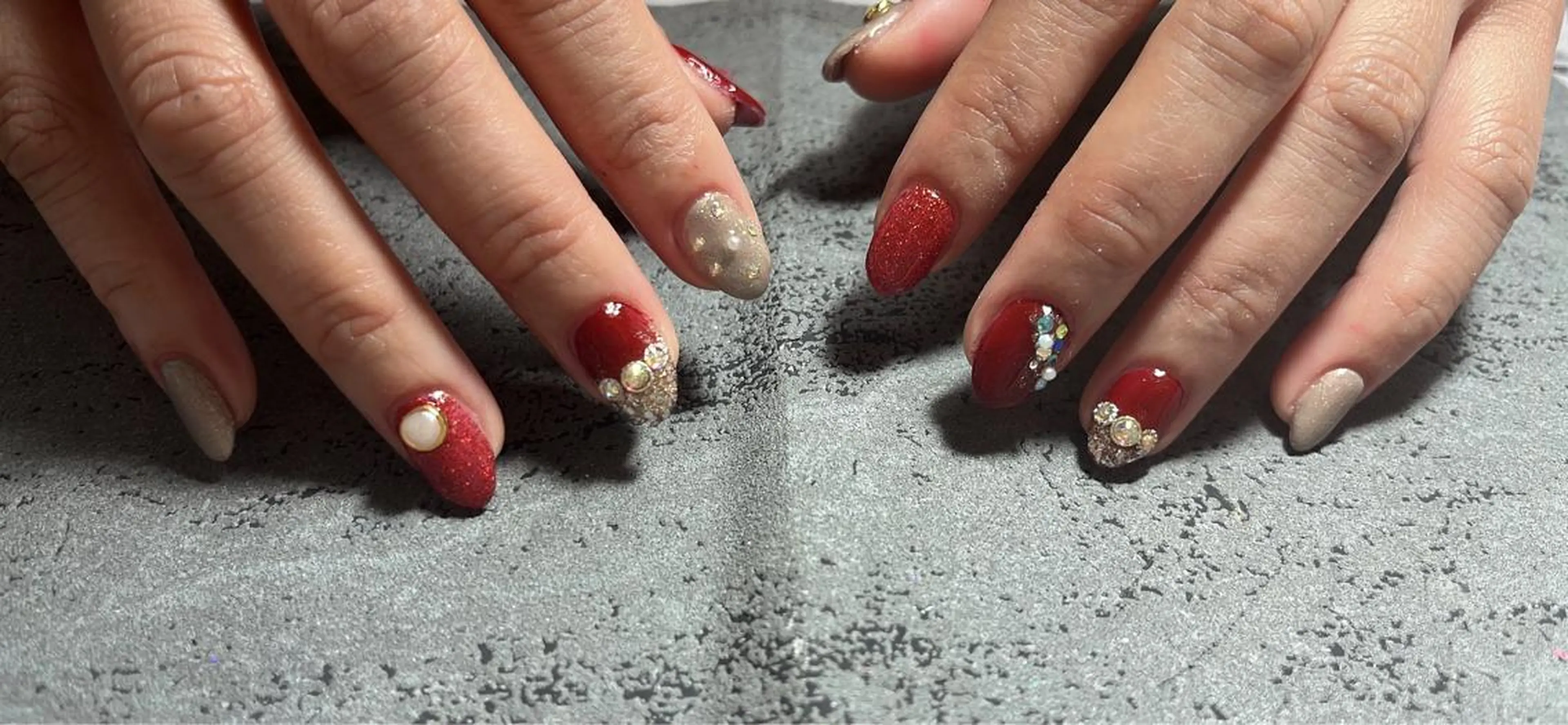 ネイル 冬ネイル クリスマス Ruana Nailのネイルデザイン