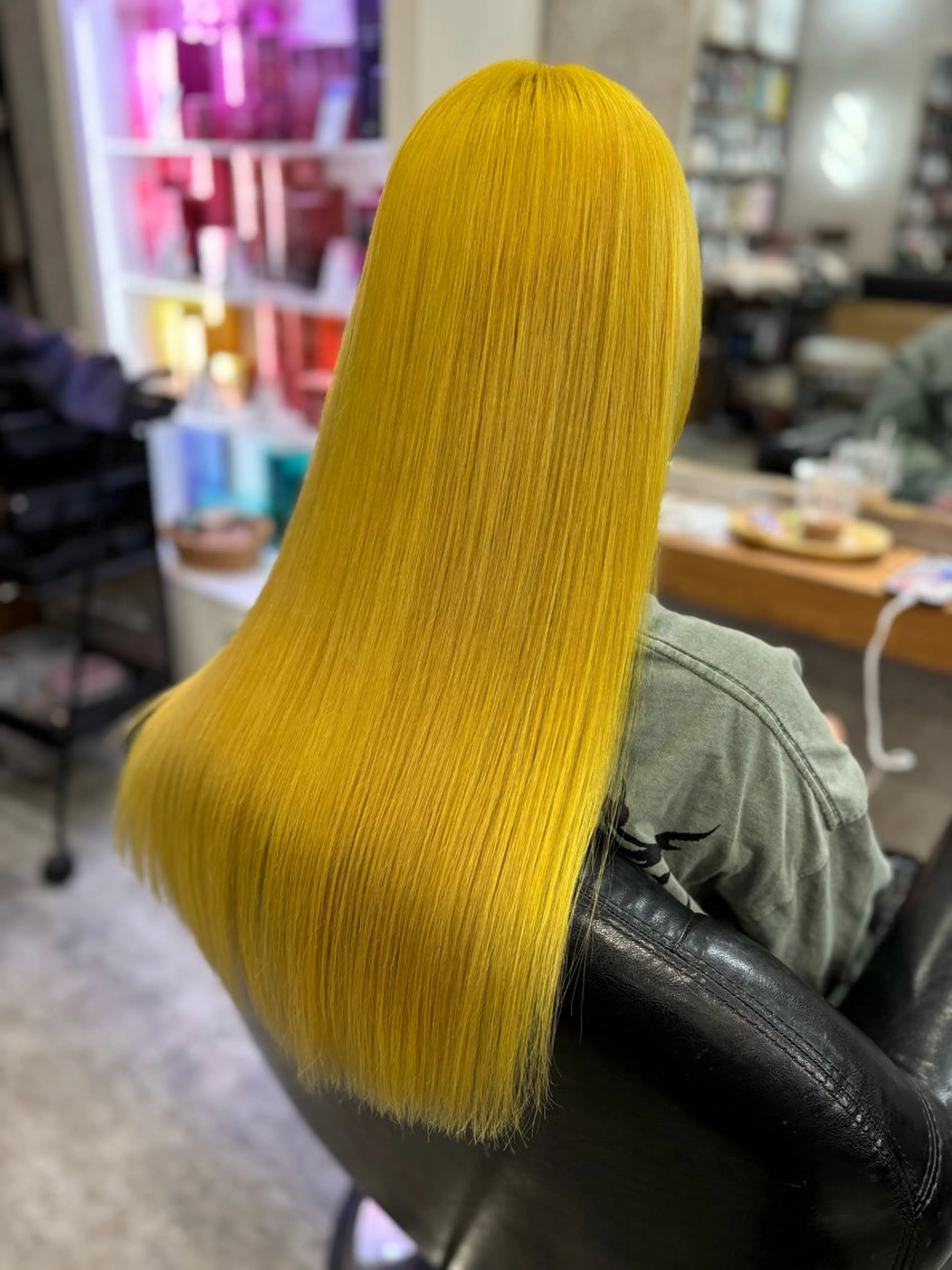 ロング カラー ブリーチ ヘアカラー トリートメント 🦋 SHION 🦋のヘアスタイル