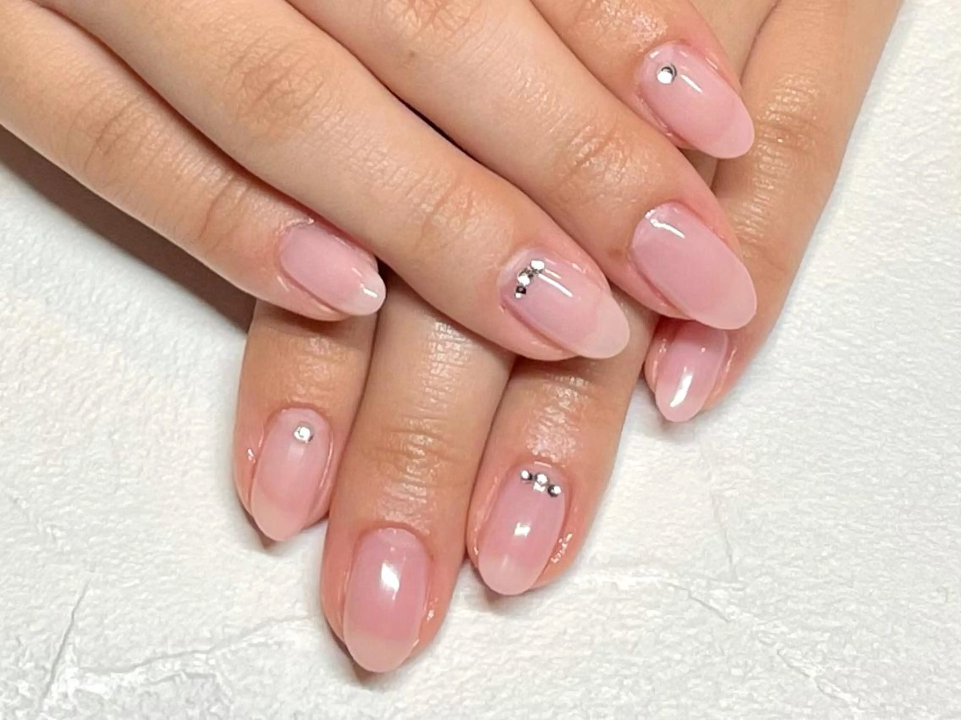 ネイル ワンカラーネイル ささき れいなのネイルデザイン