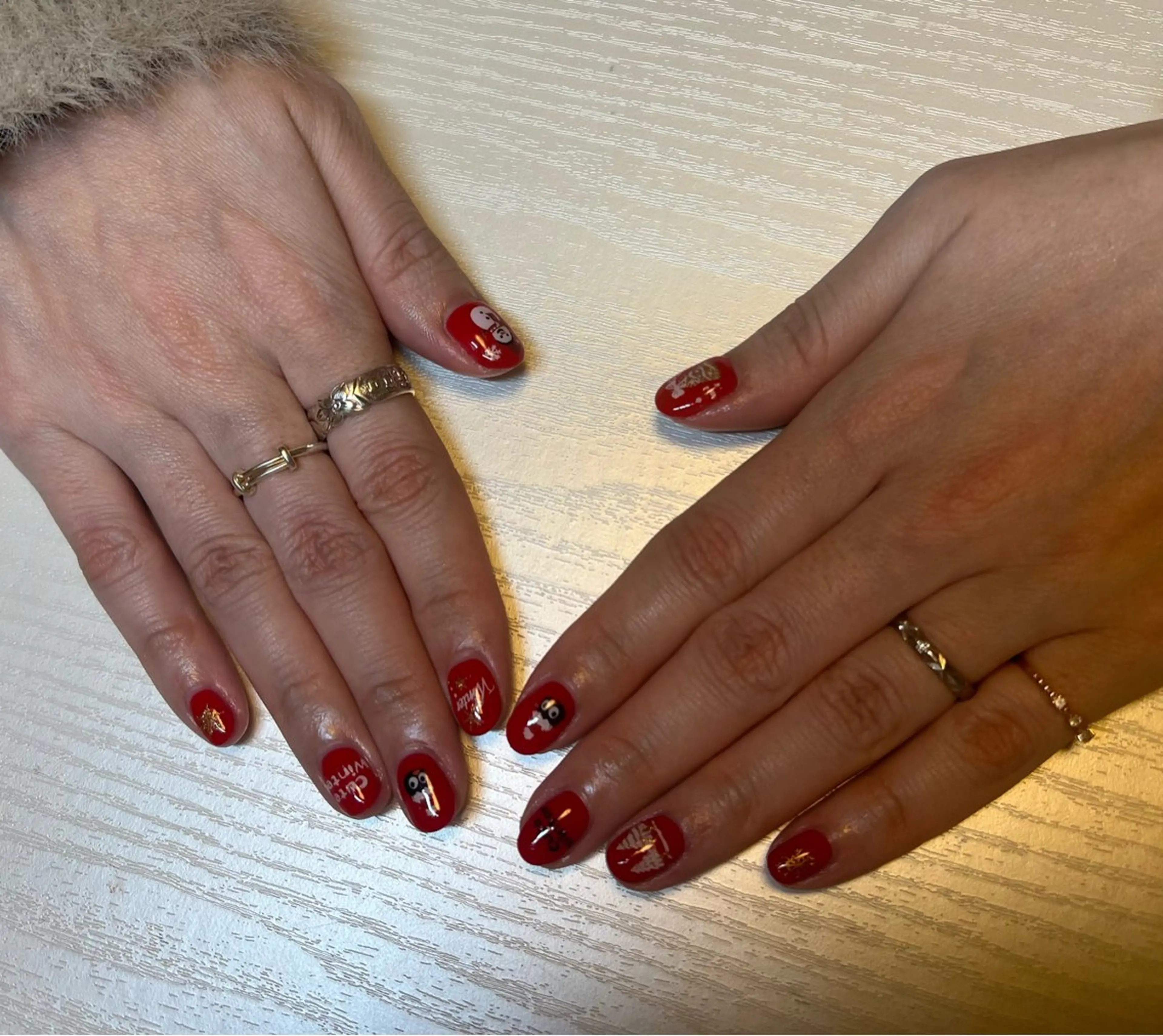 ネイル 冬ネイル クリスマス mii nail🌴のネイルデザイン