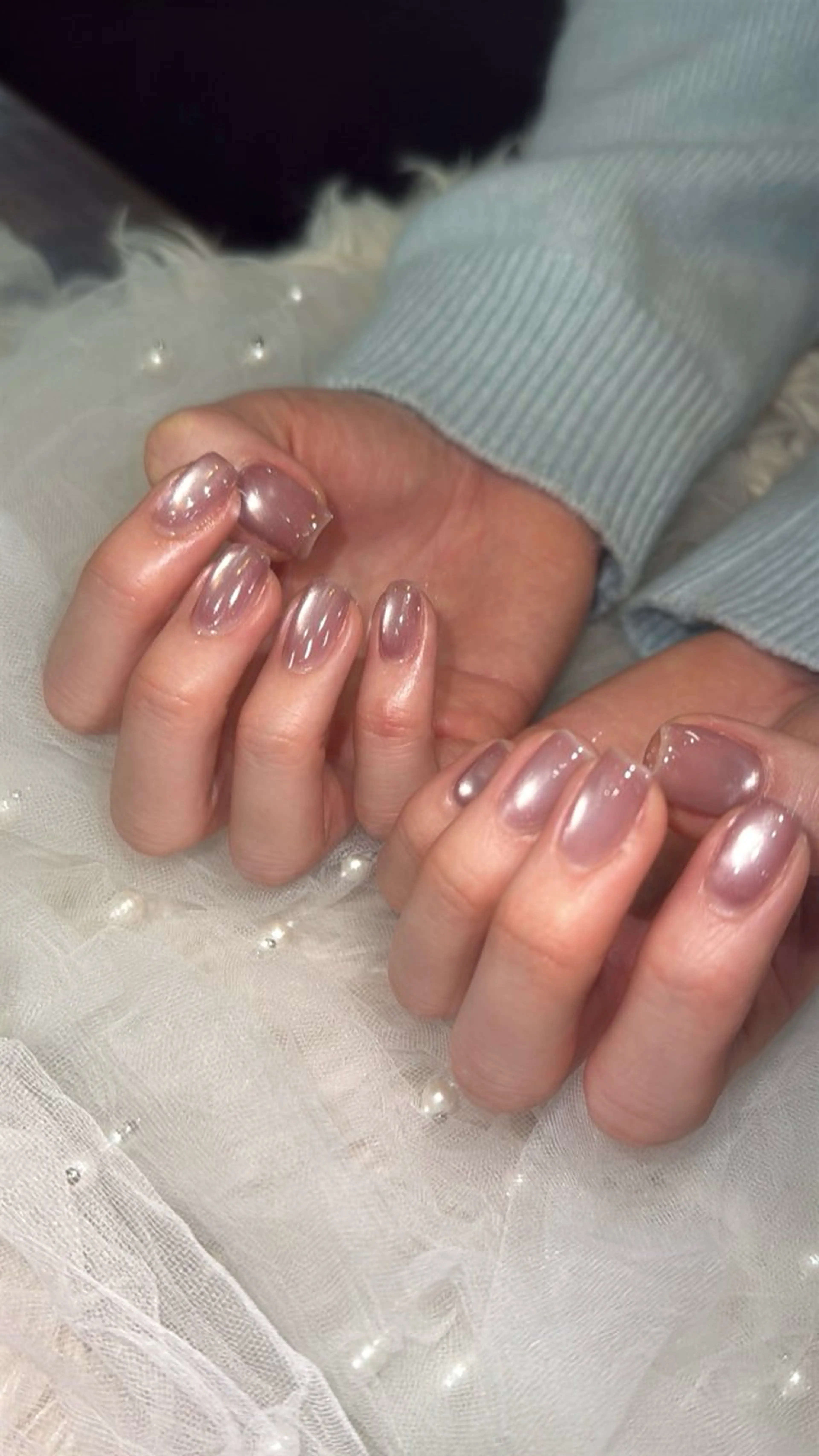 ネイル フラッシュネイル フラッシュマグ フットネイル フレンチネイル 韓国ネイル ハンドネイル SAKU  nail[サクネイル]所属・SAKU nail 作島茜のネイルデザイン