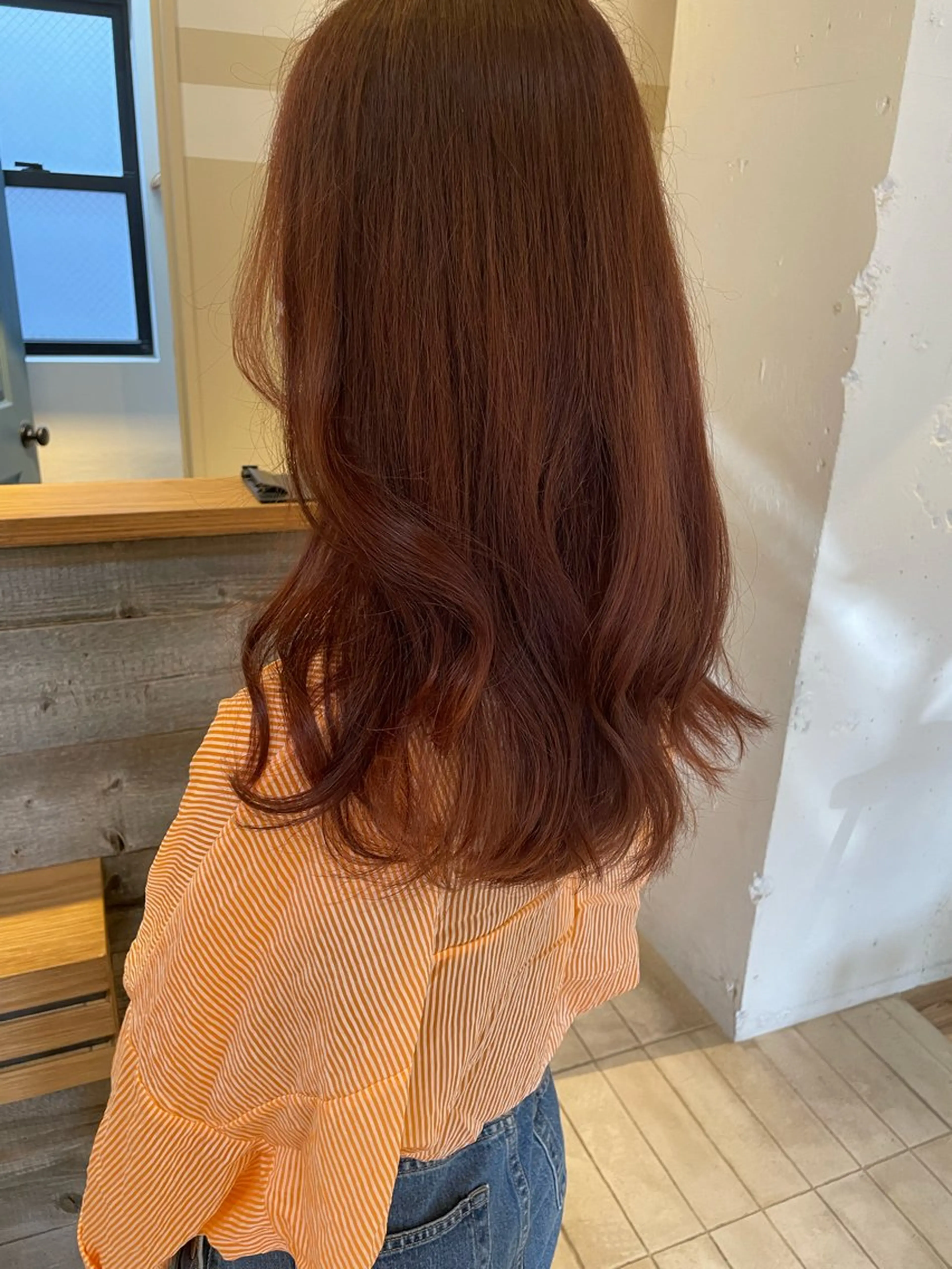 セミロング カラー ヘアカラー トリートメント Connect Rumiのヘアスタイル