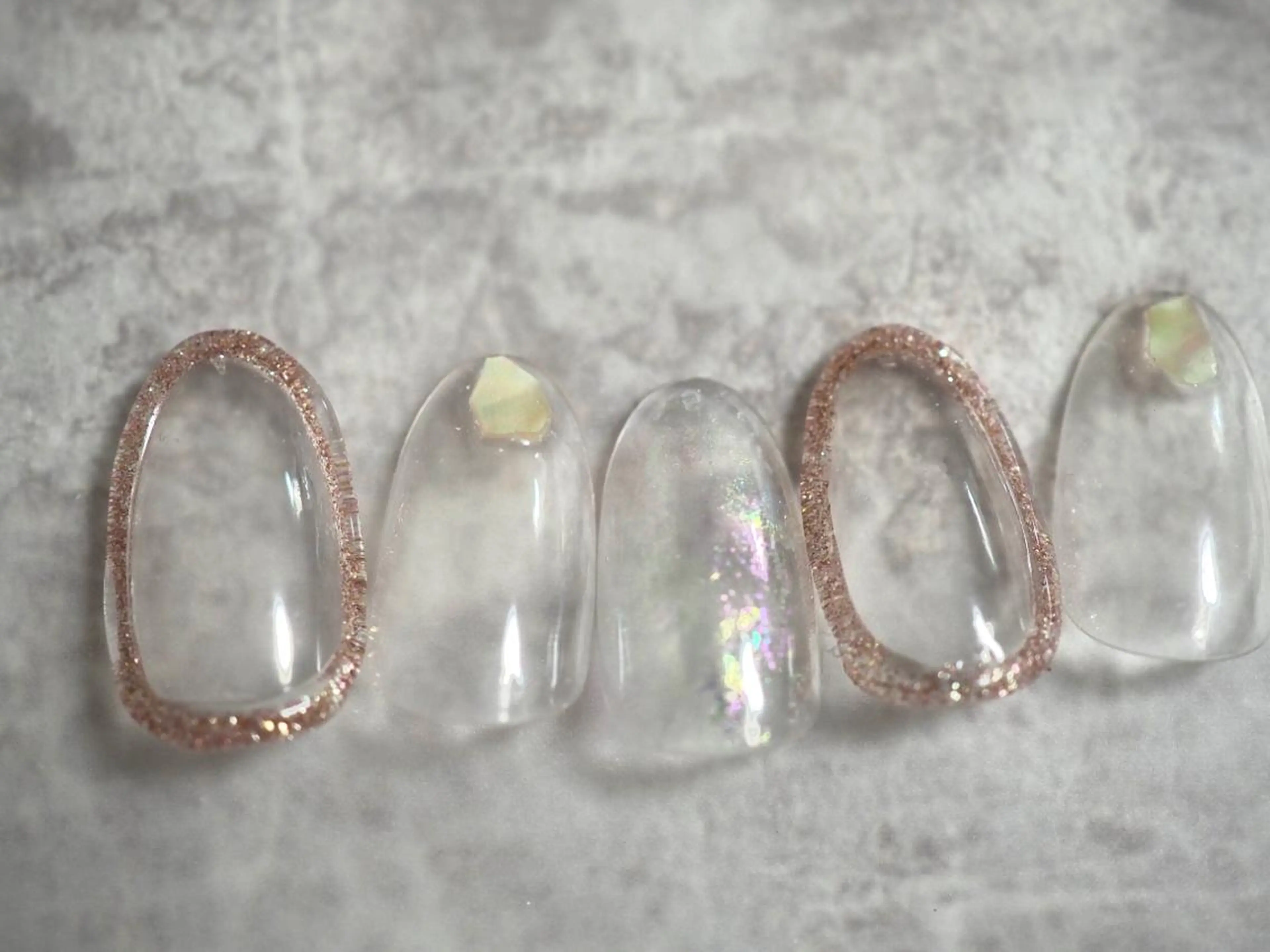 ネイル シンプルネイル 春ネイル kiki nail 二子玉川のネイルデザイン