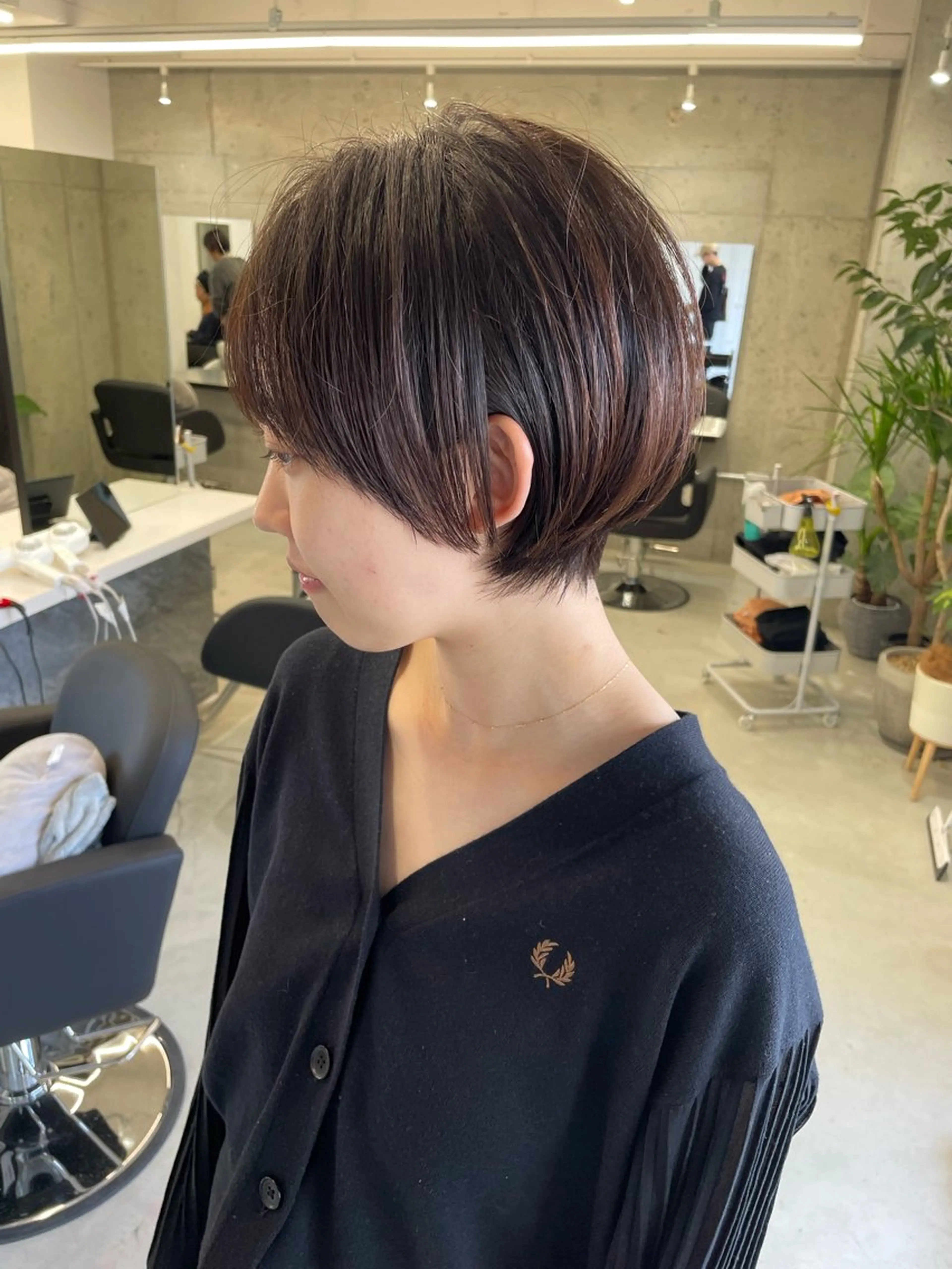 ショート 韓国レイヤー🇰🇷 ReLien西大寺店のヘアスタイル