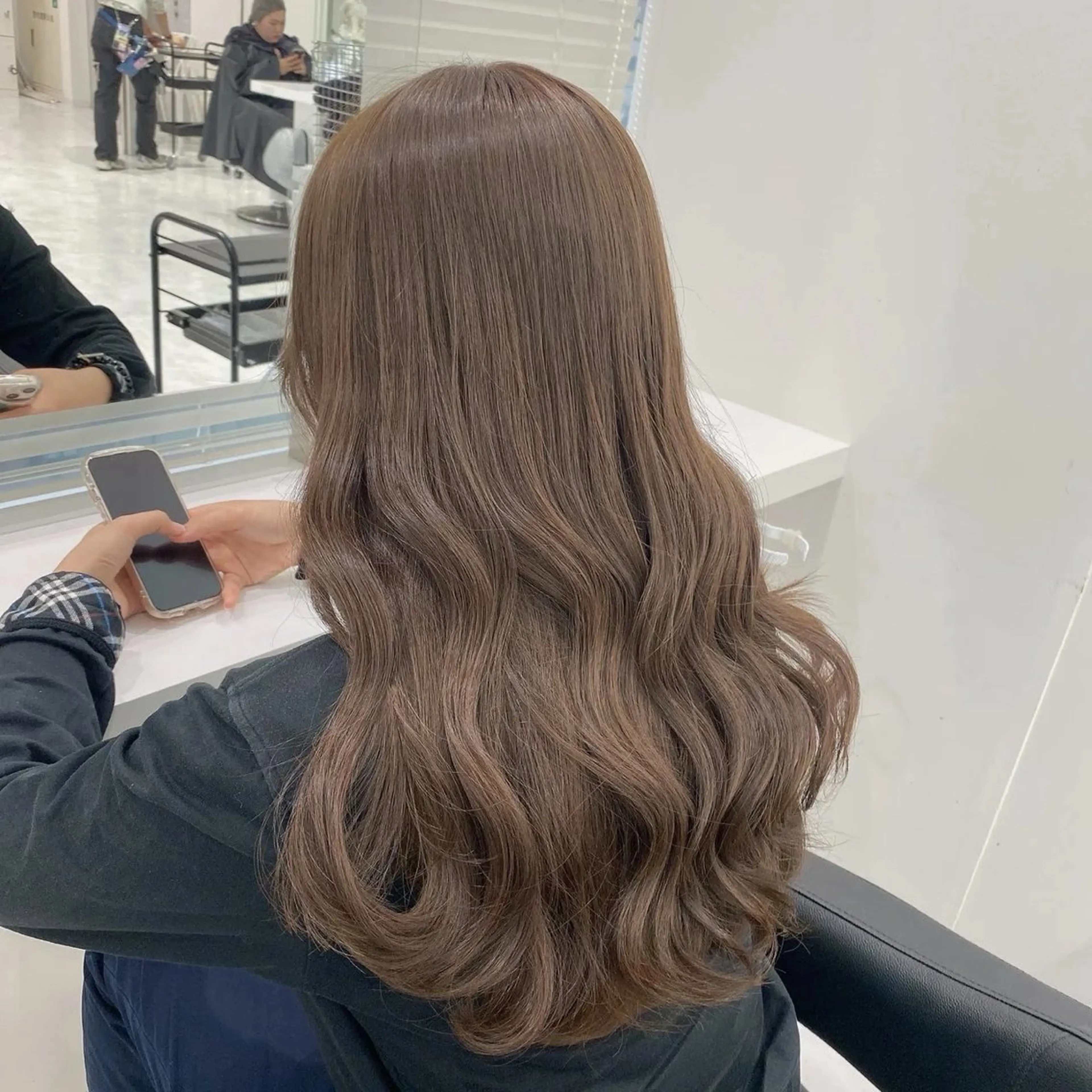 ロング カラー ヘアアレンジ レイヤー/艶ベージュ /🎀Saki🎀のヘアスタイル