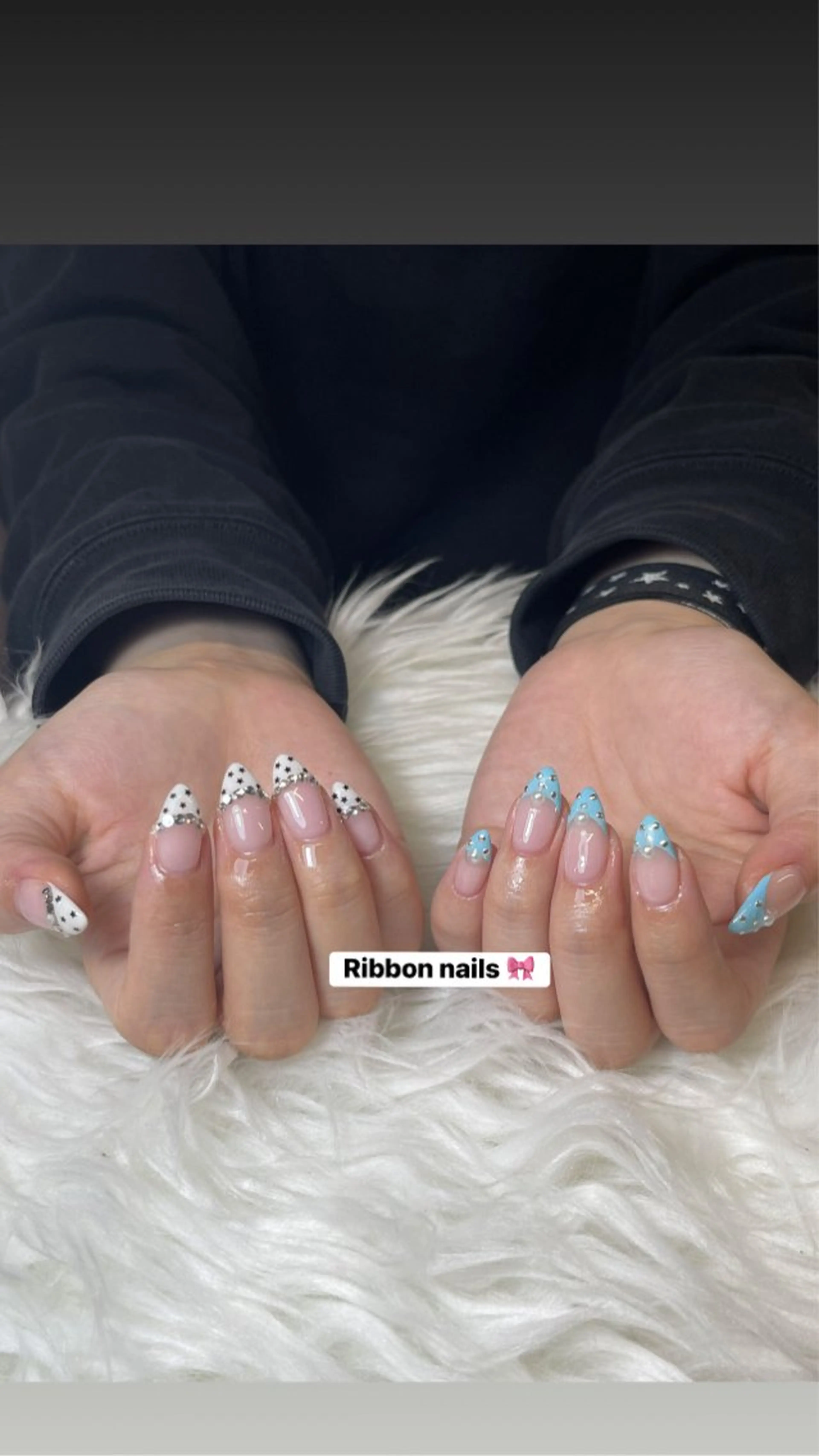 ネイル フレンチネイル ジェルネイル マグネットネイル 持ち込み ニュアンスネイル ハンドネイル NiJi Nailsのネイルデザイン