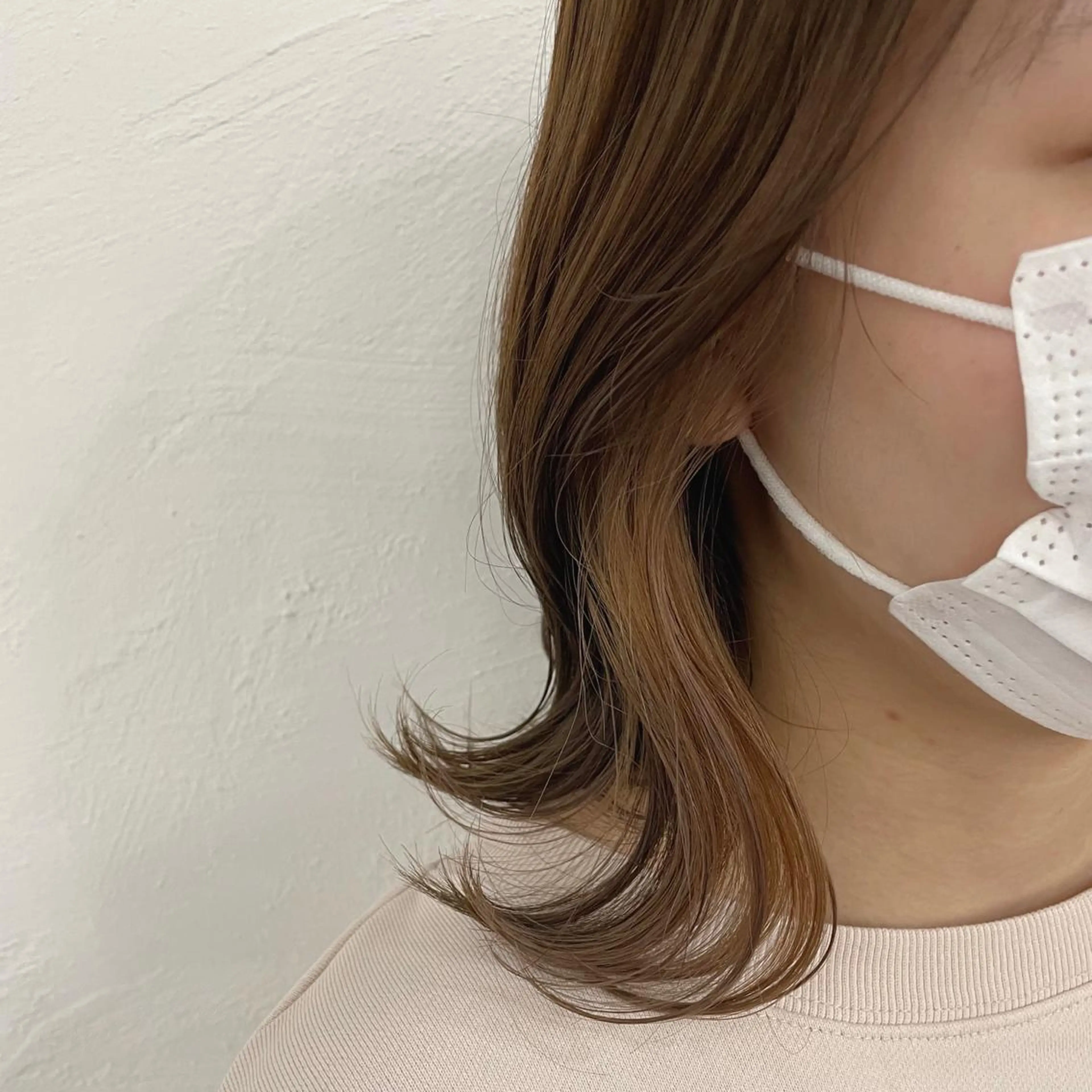 ミディアム カラー 冨木 雄斗のヘアスタイル