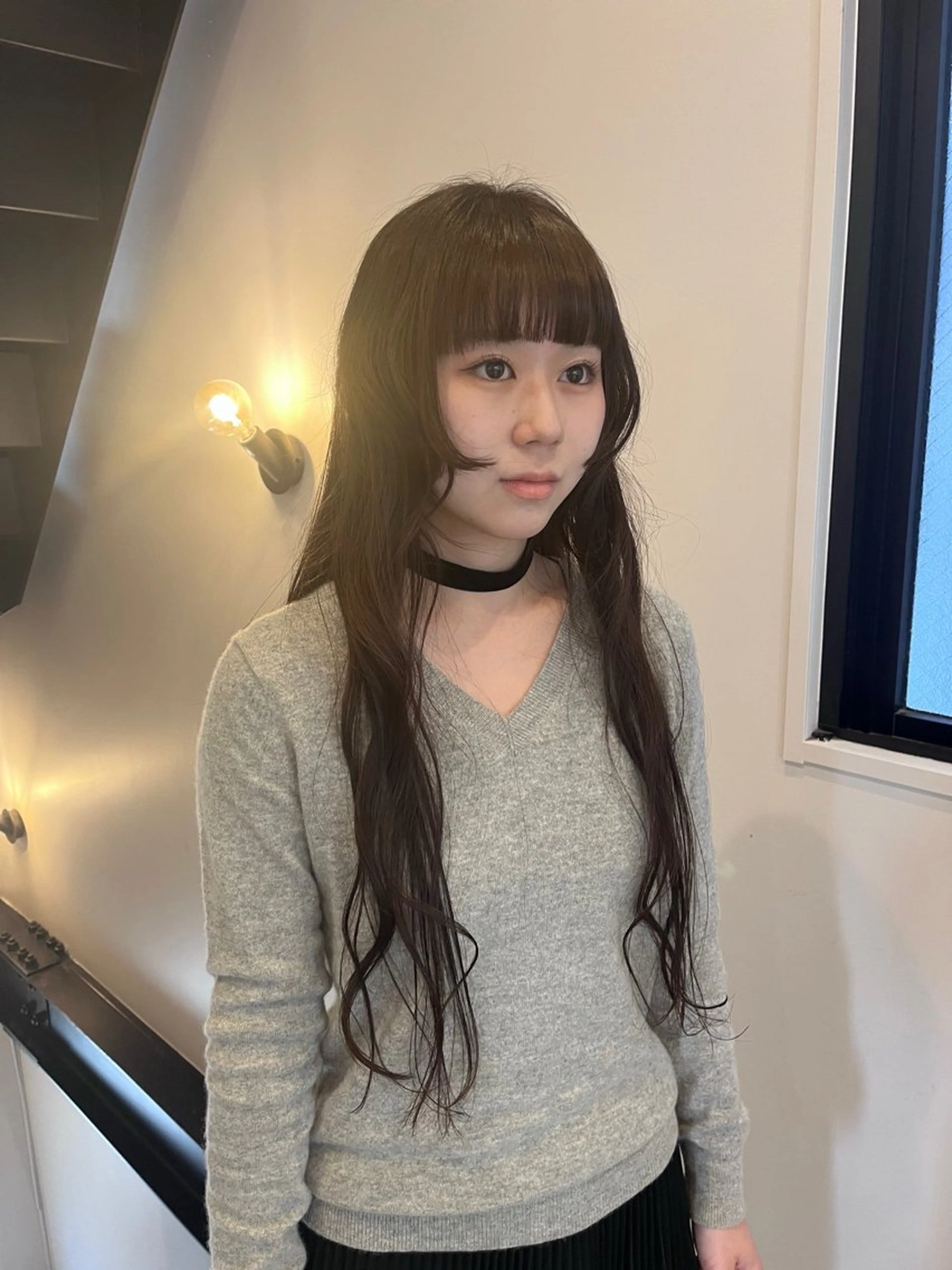 ロング anri/梅田/ 透明感カラーのヘアスタイル